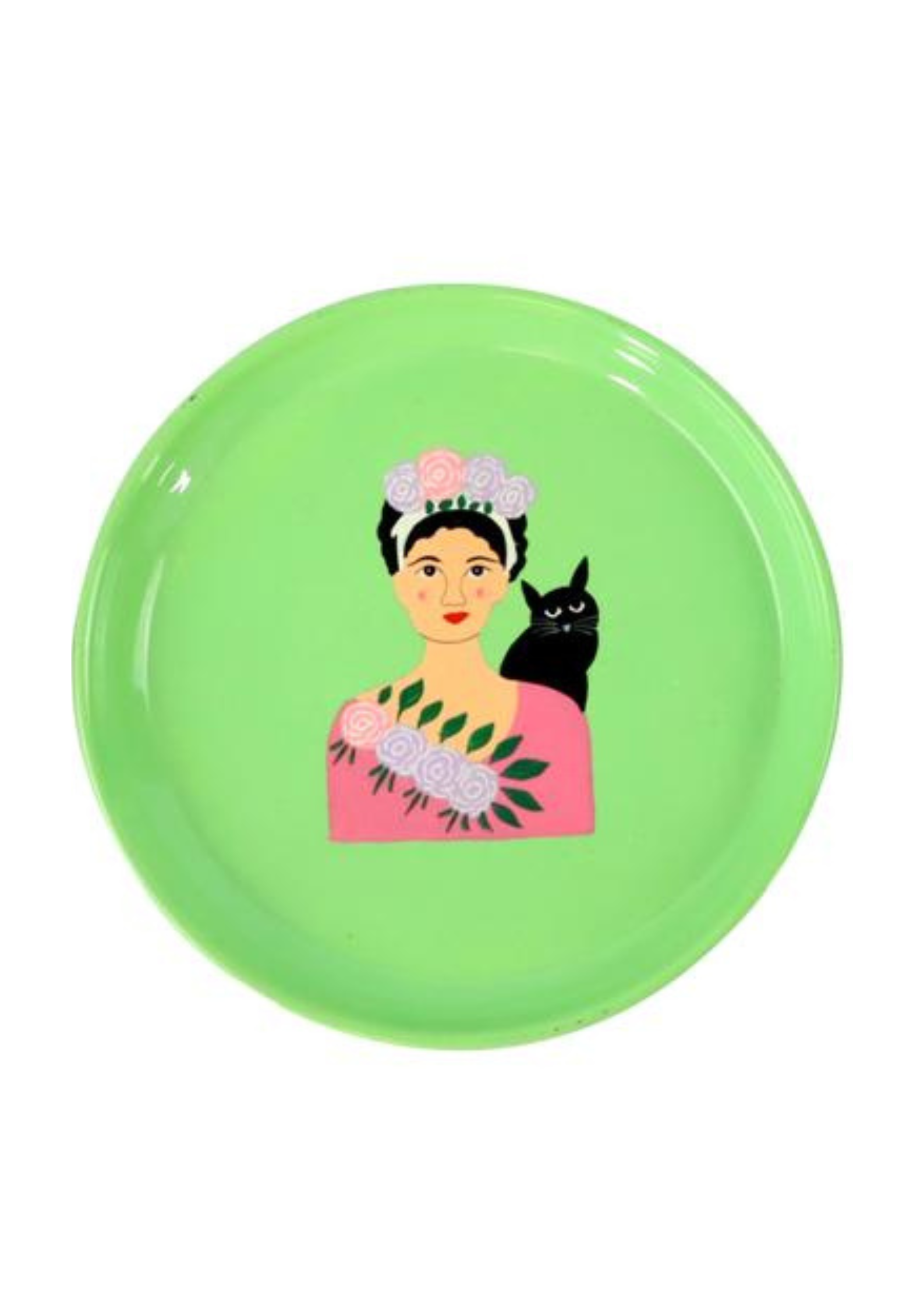 Piatto Metallo - Powerwoman
