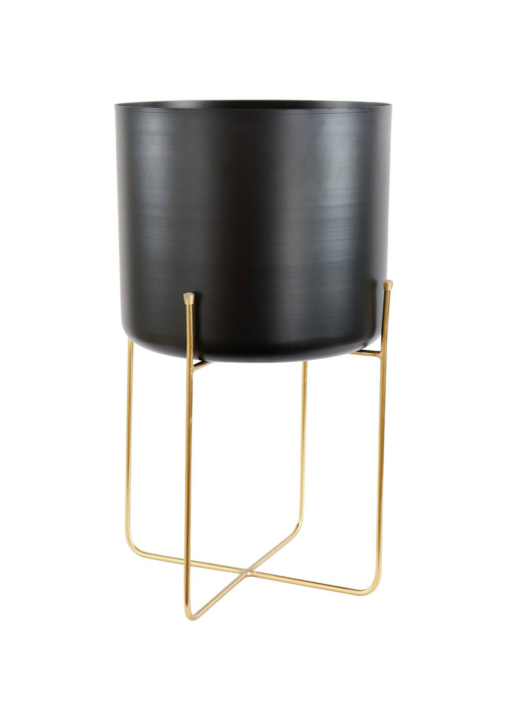 Portavaso Con Stand - Oro&Nero