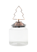 Barattolo Led - Albero Oro & Argento