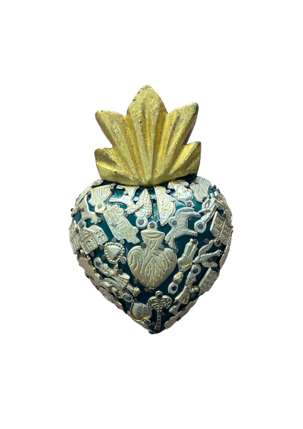 Cuore Sacro In Legno - Cuore