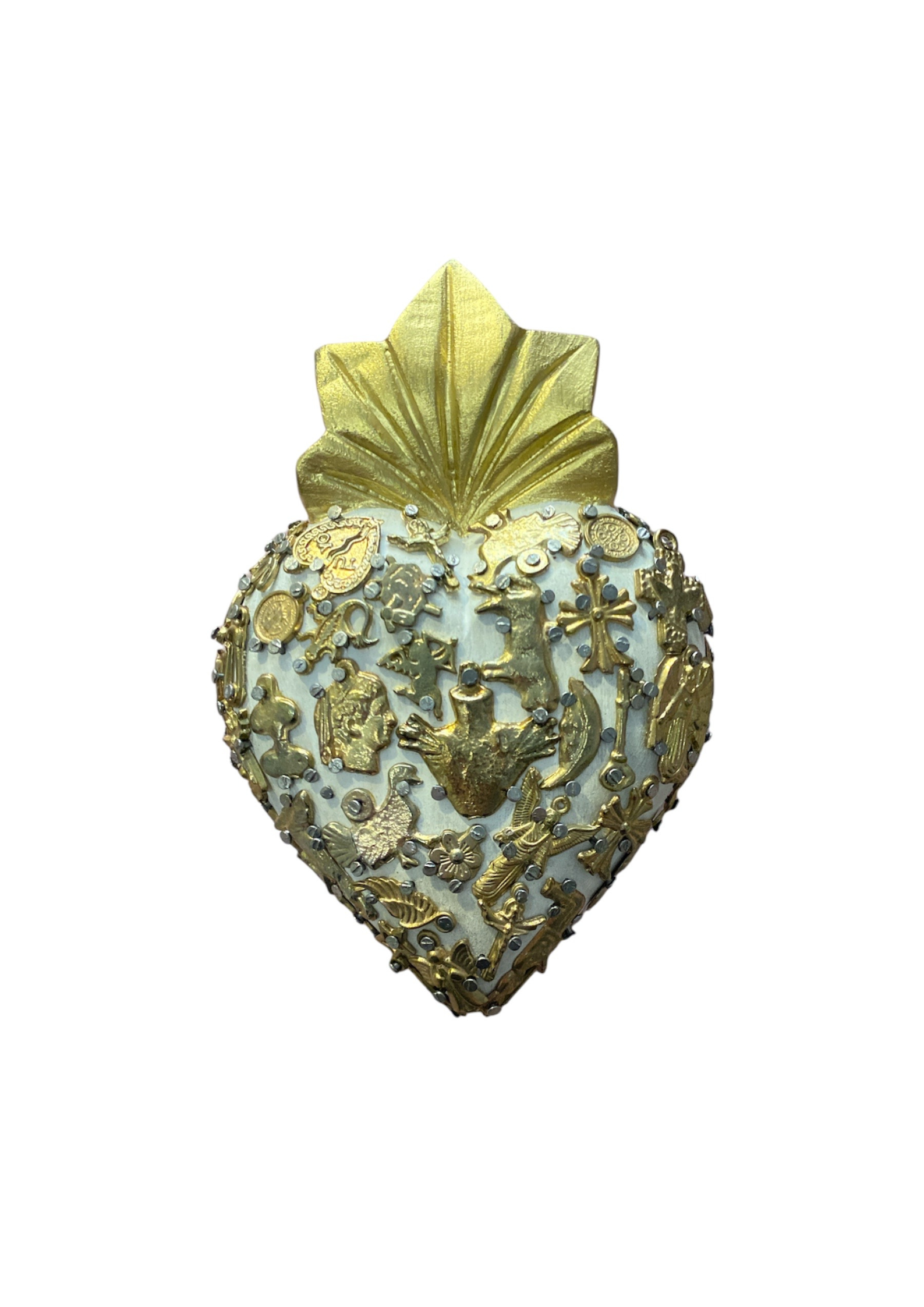 Cuore Sacro In Legno - Cuore