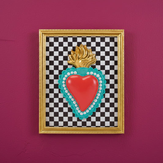 Cornice con Cuore Sacro