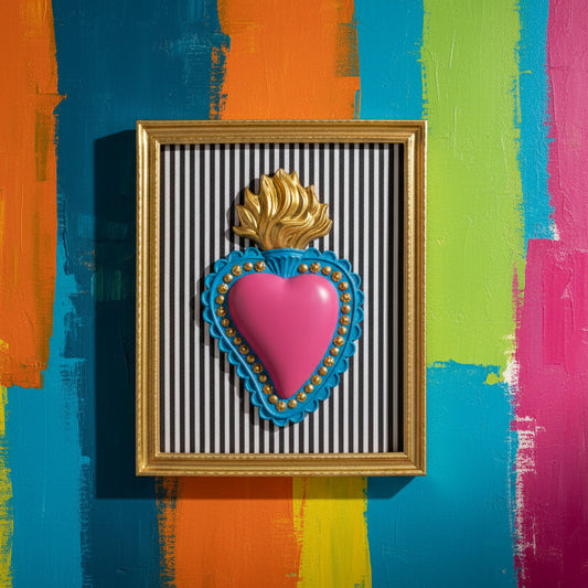 Cornice con Cuore Sacro