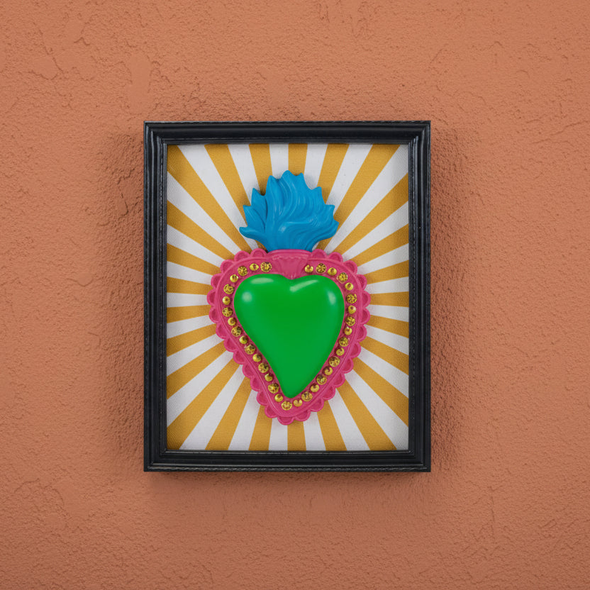 Cornice con Cuore Sacro
