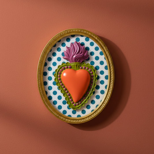 Cornice con Cuore Sacro