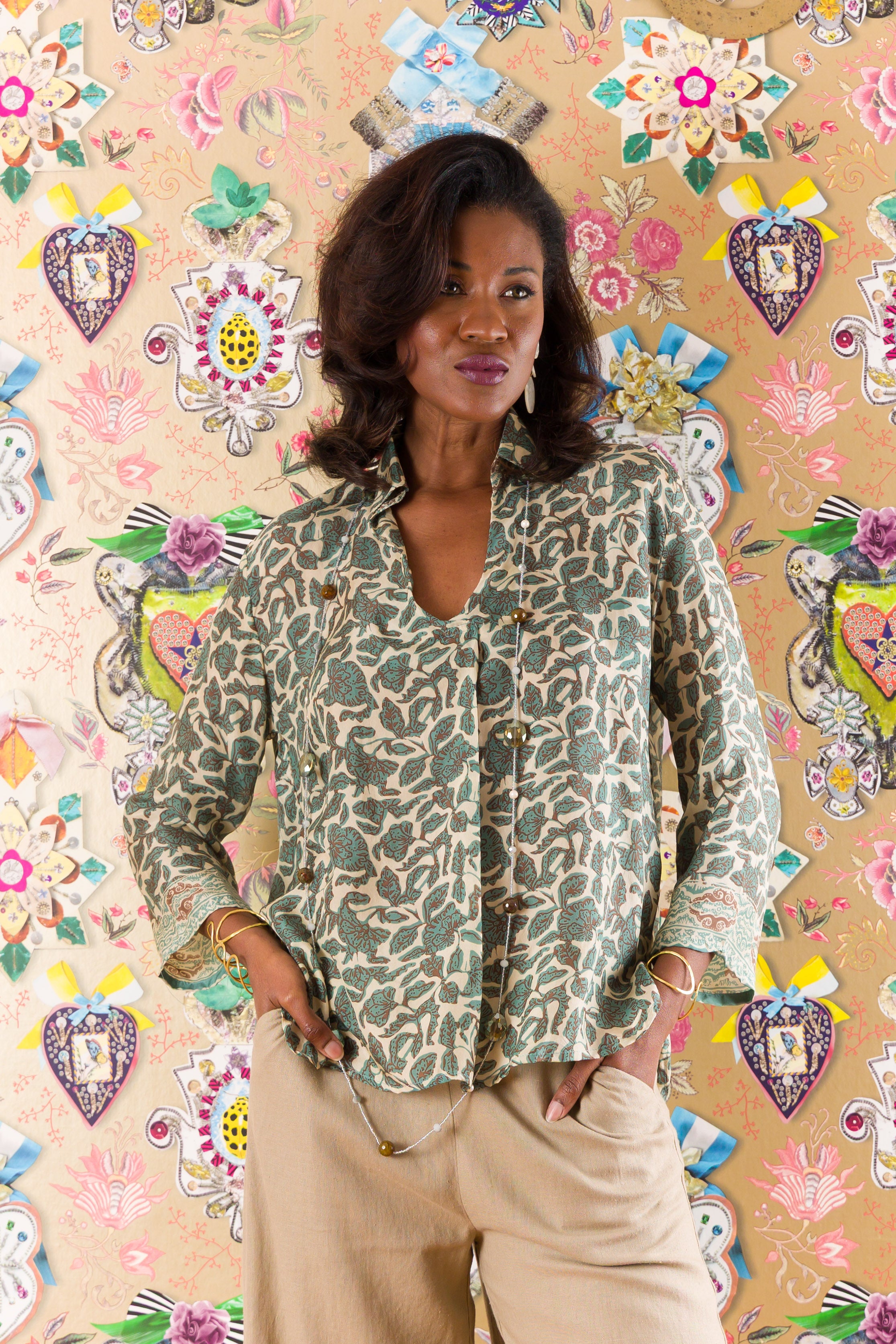 Camicia Amaranto in seta