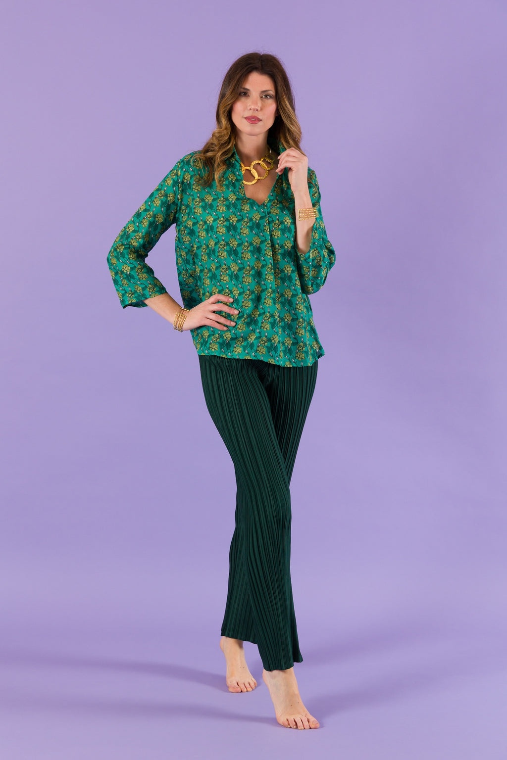 Camicia Amaranto in seta