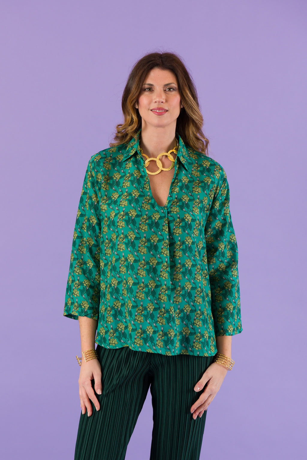 Camicia Amaranto in seta