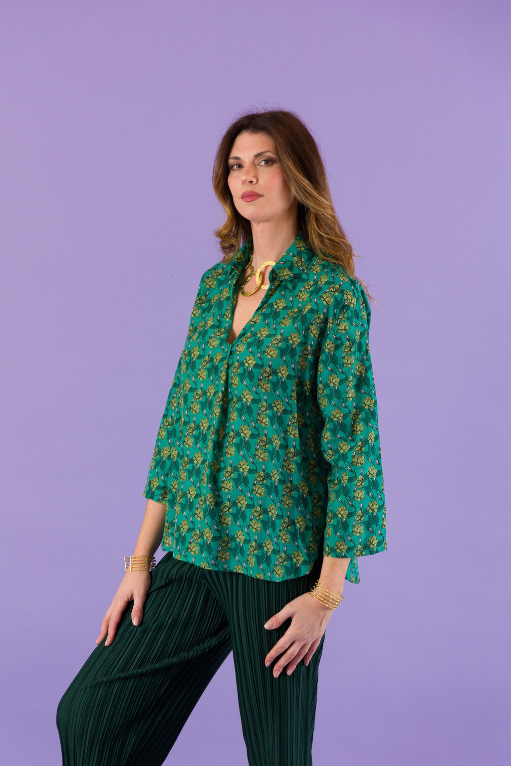 Camicia Amaranto in seta