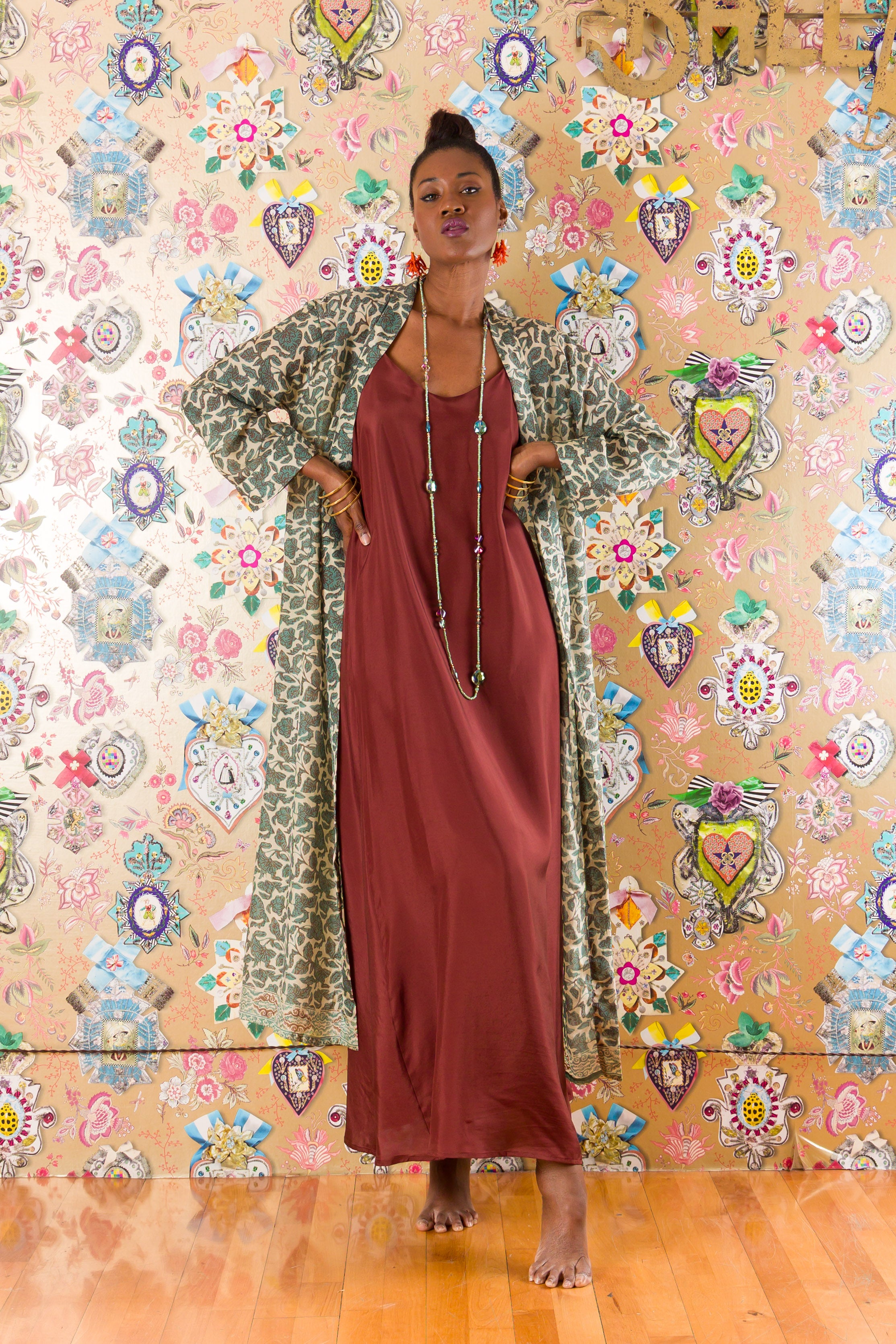 Kimono Amorfa in seta