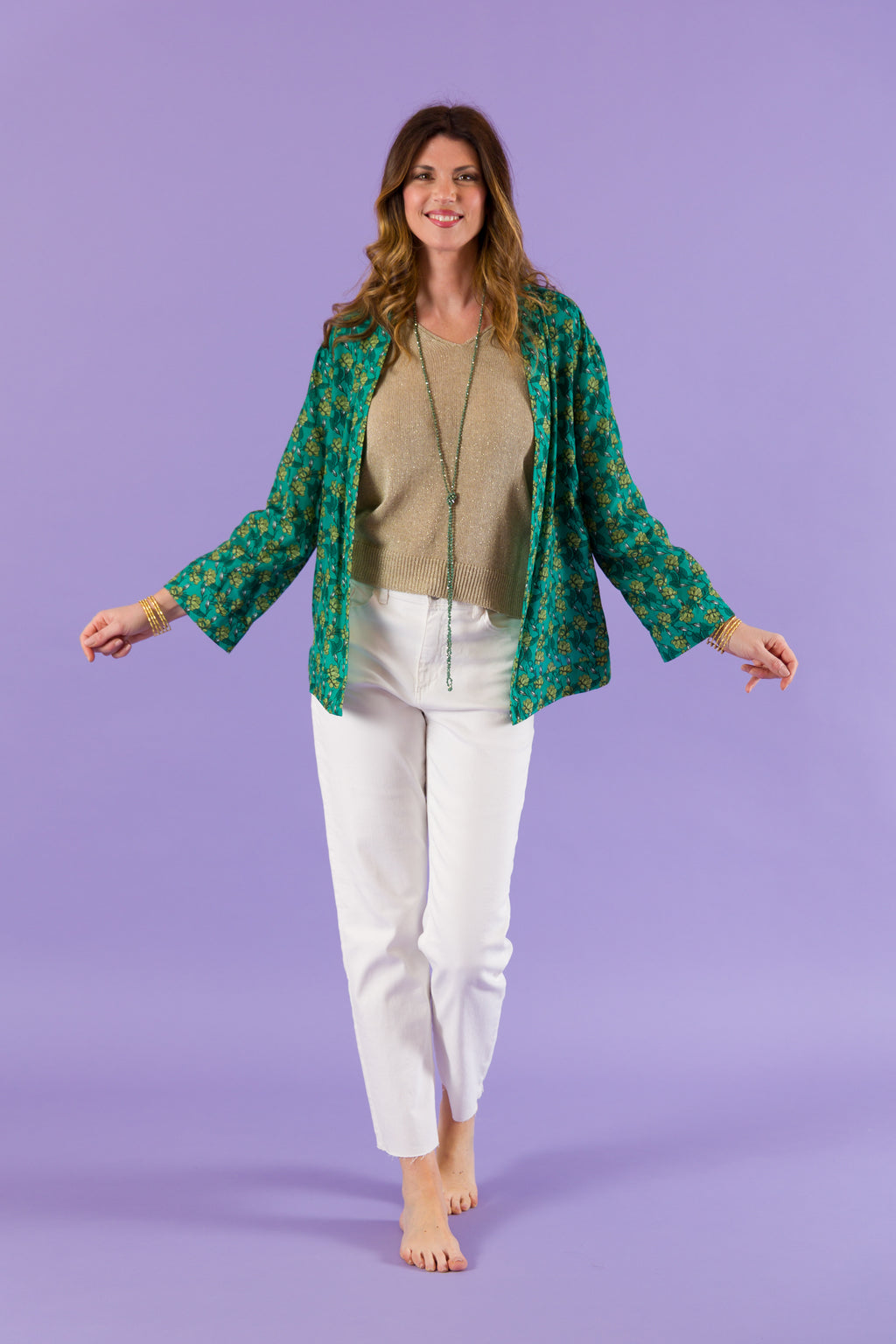 Giacca Kimono Calla in seta