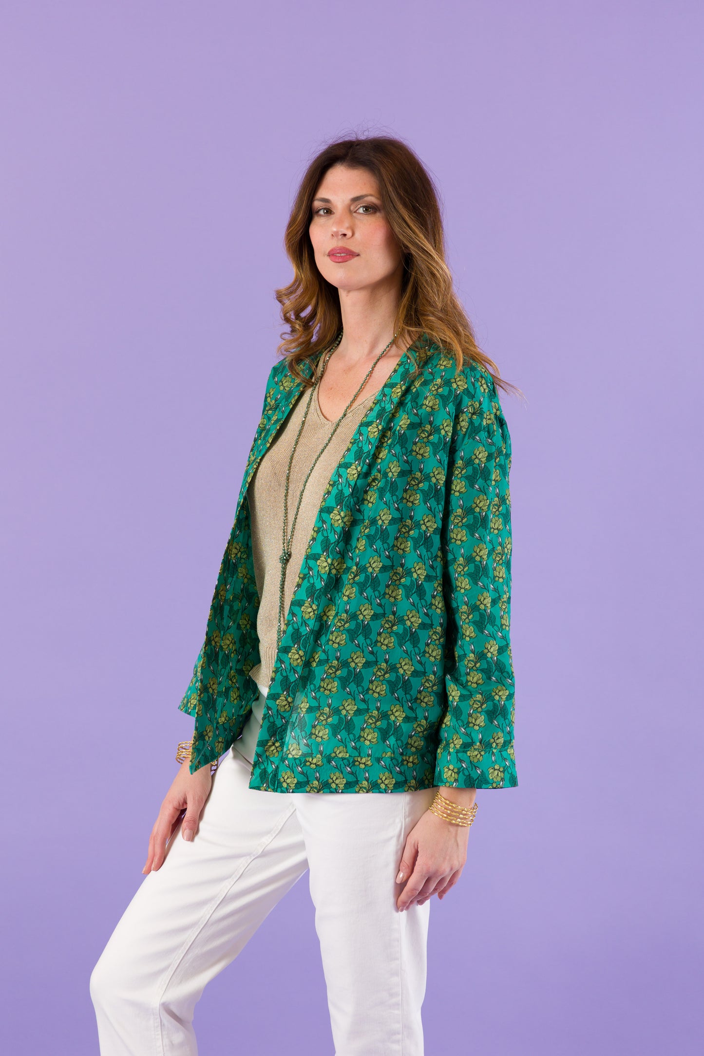 Giacca Kimono Calla in seta