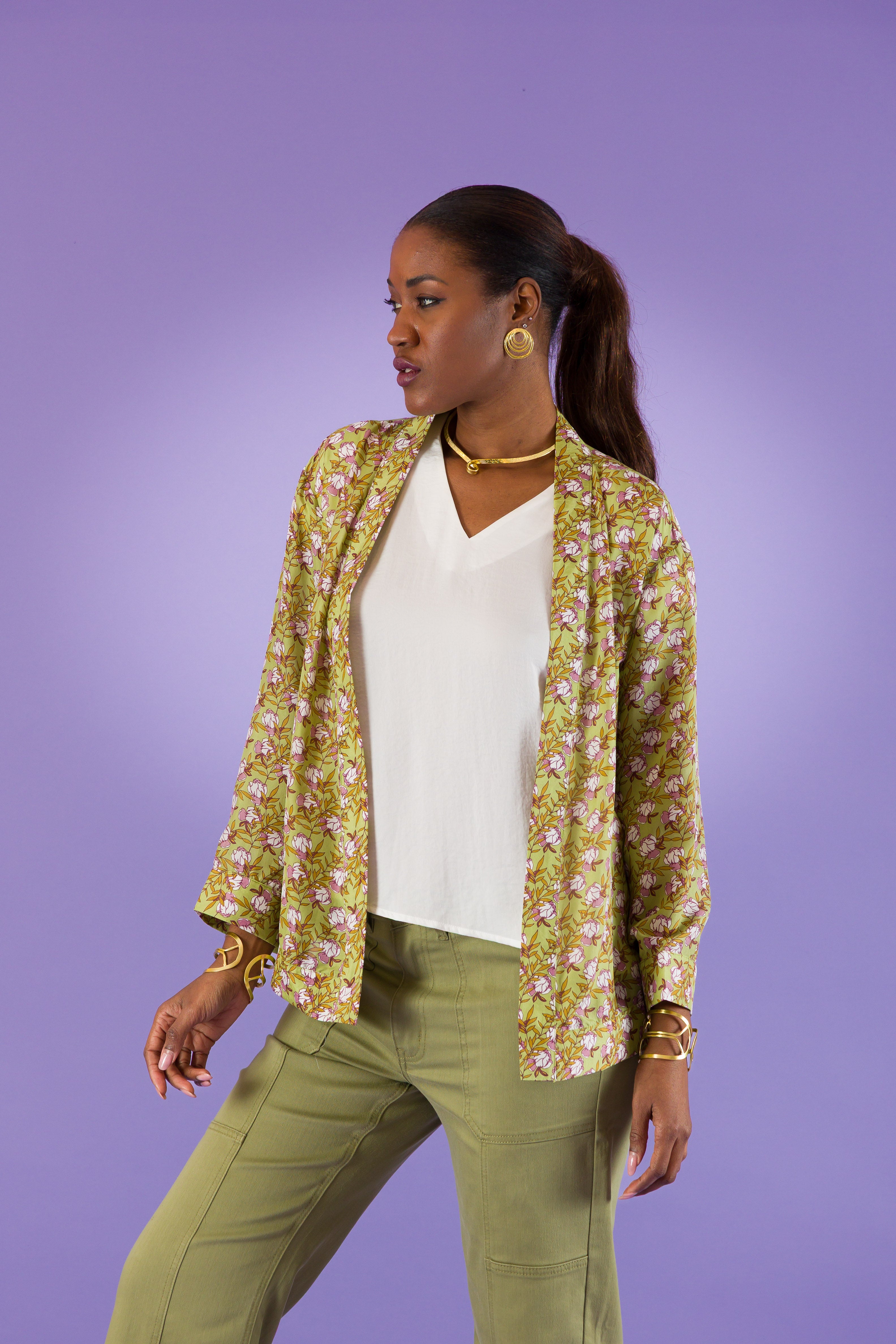 Giacca Kimono Calla in seta