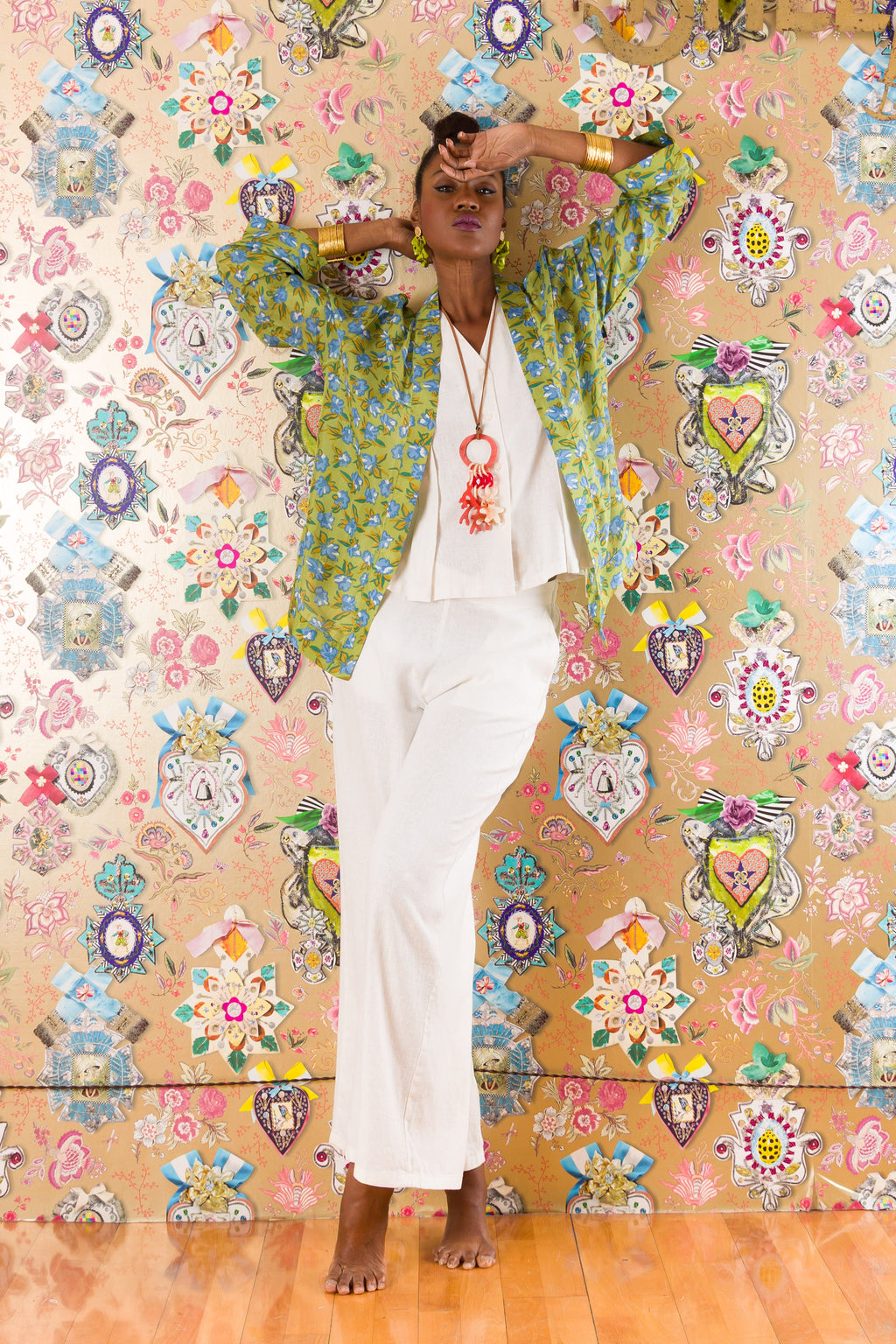 Giacca Kimono Calla in seta