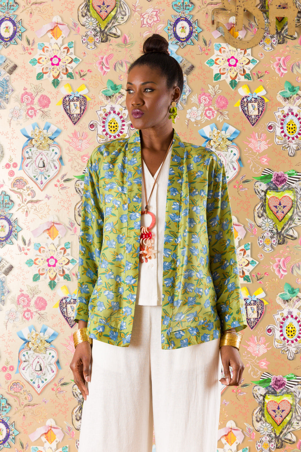 Giacca Kimono Calla in seta