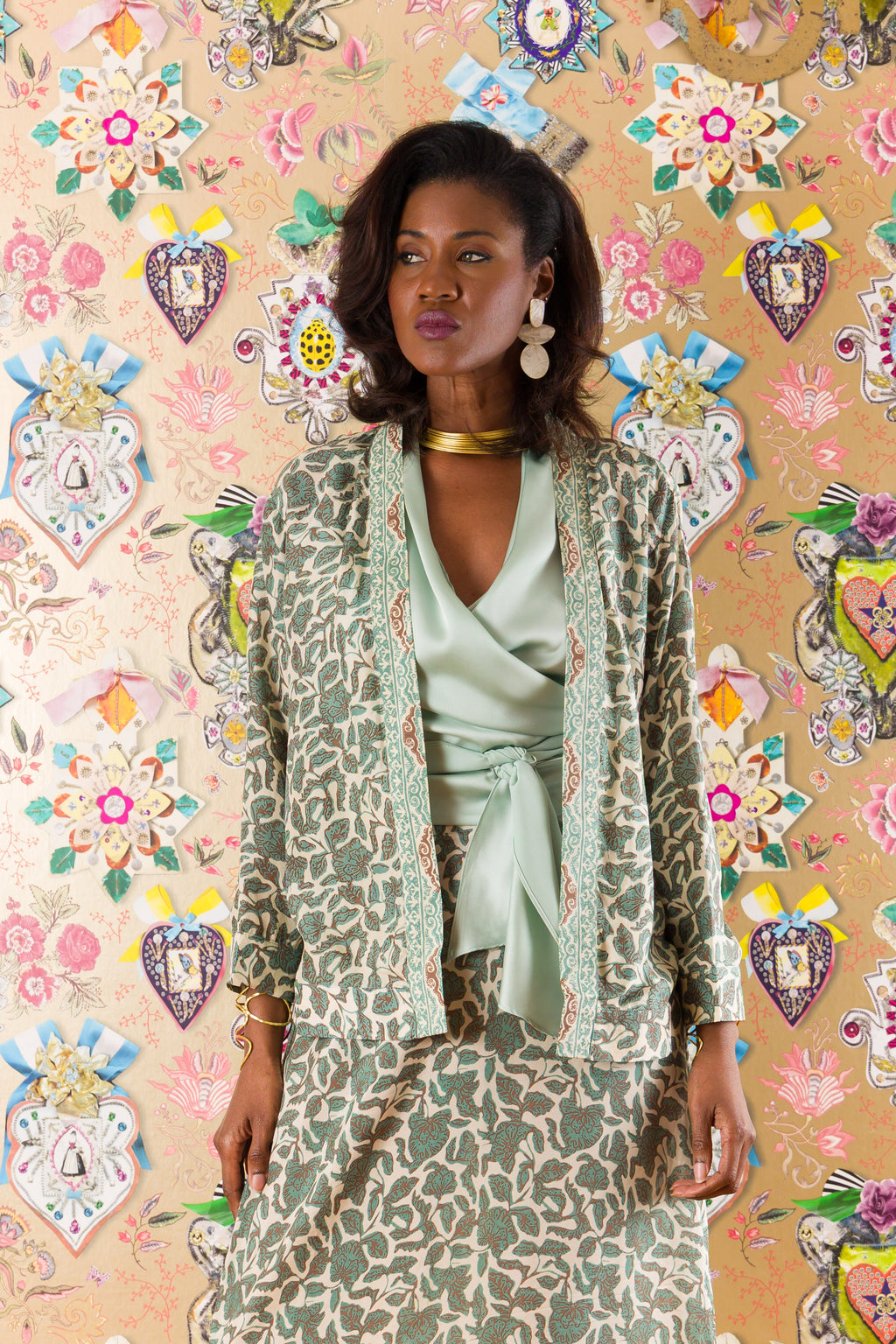 Giacca Kimono Calla in seta