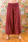 Pantaloni Trifoglio in seta