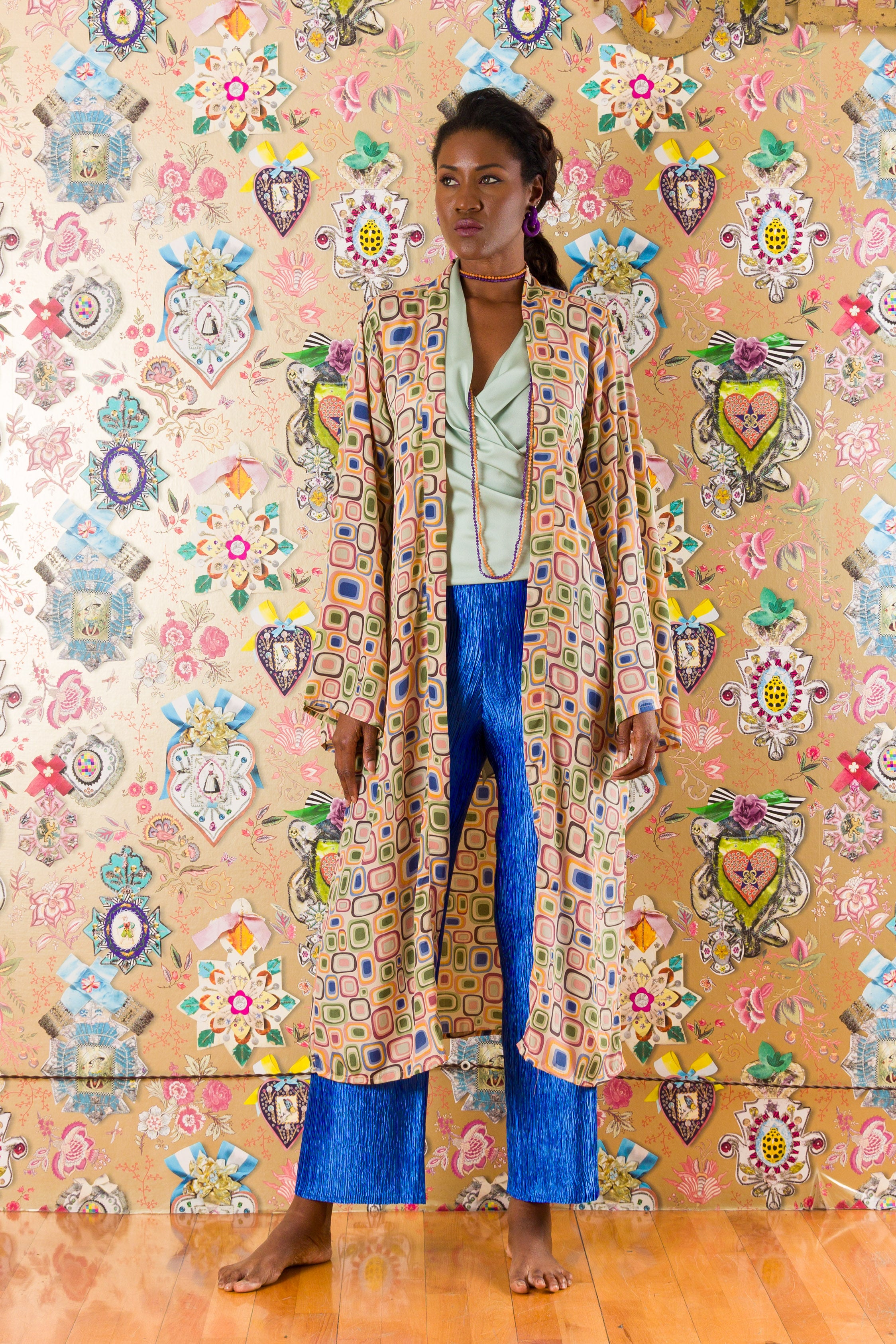 Kimono in Cardellino in seta