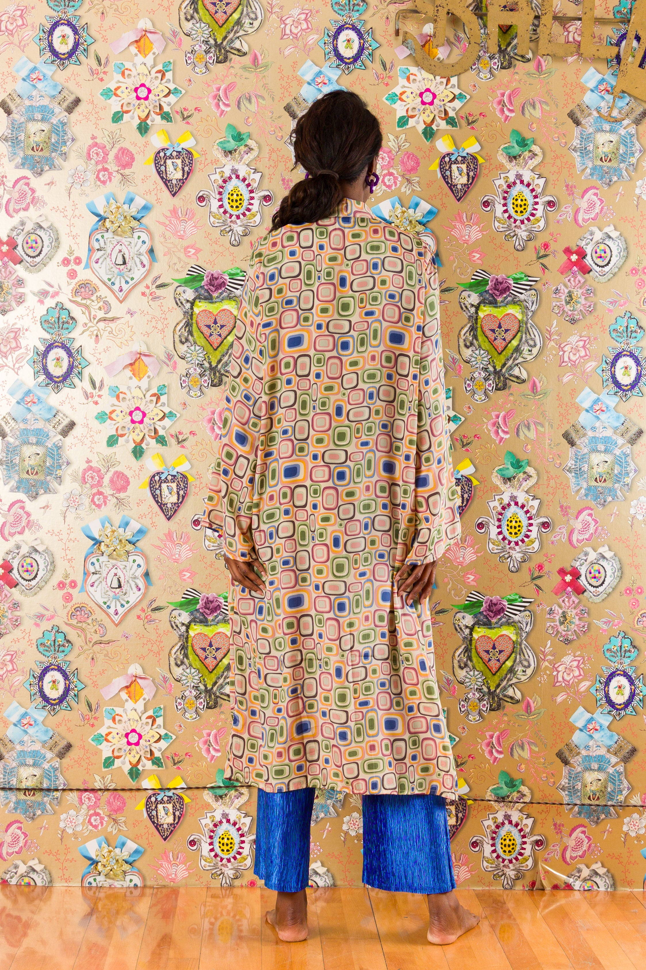 Kimono in Cardellino in seta