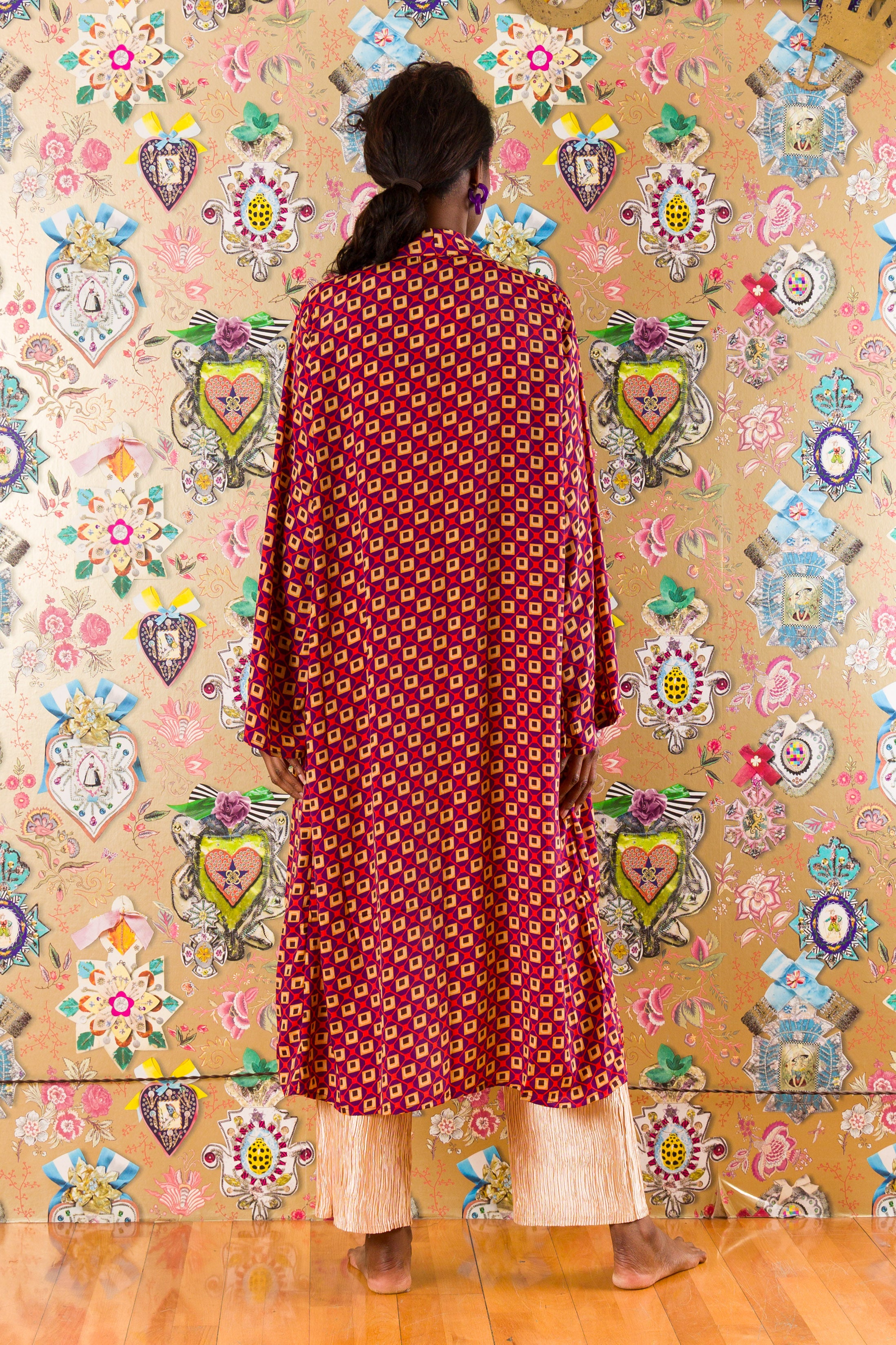 Kimono in Cardellino in seta
