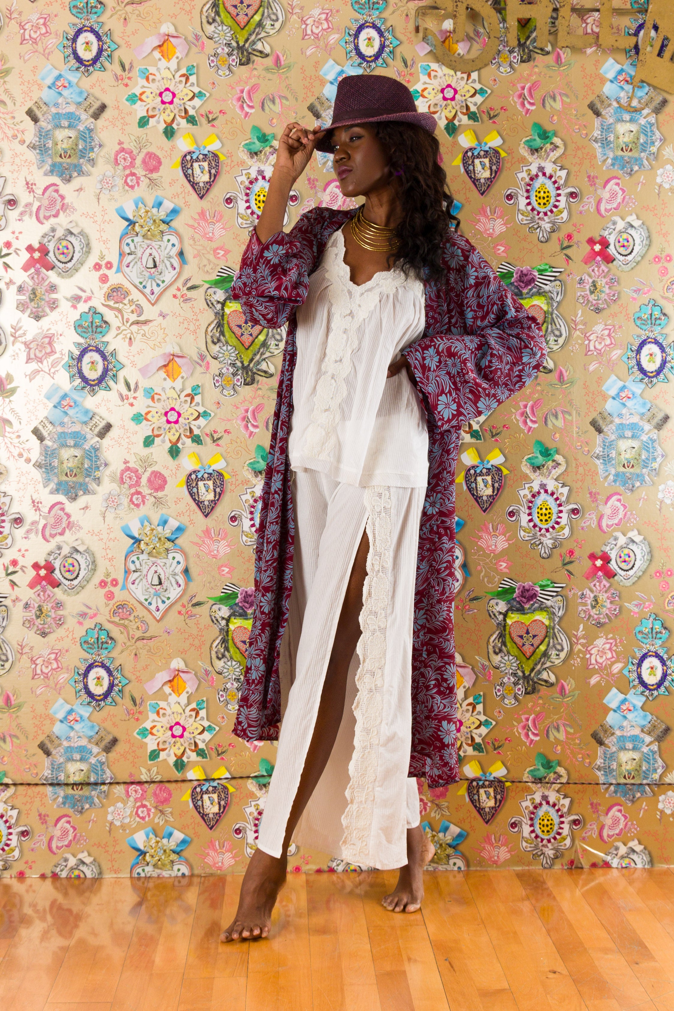 Kimono in Cardellino in seta