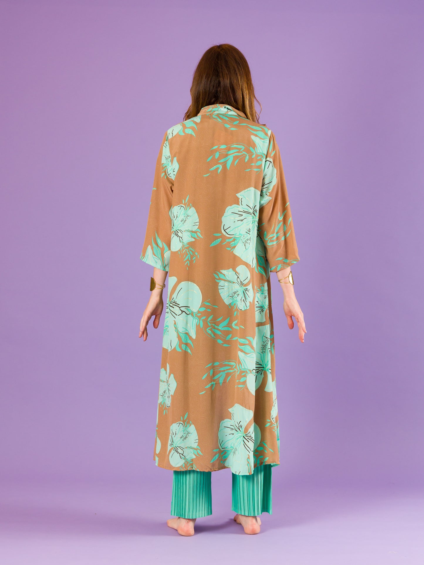 Kimono Vulcano in seta