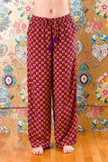 Pantaloni Verbena in seta