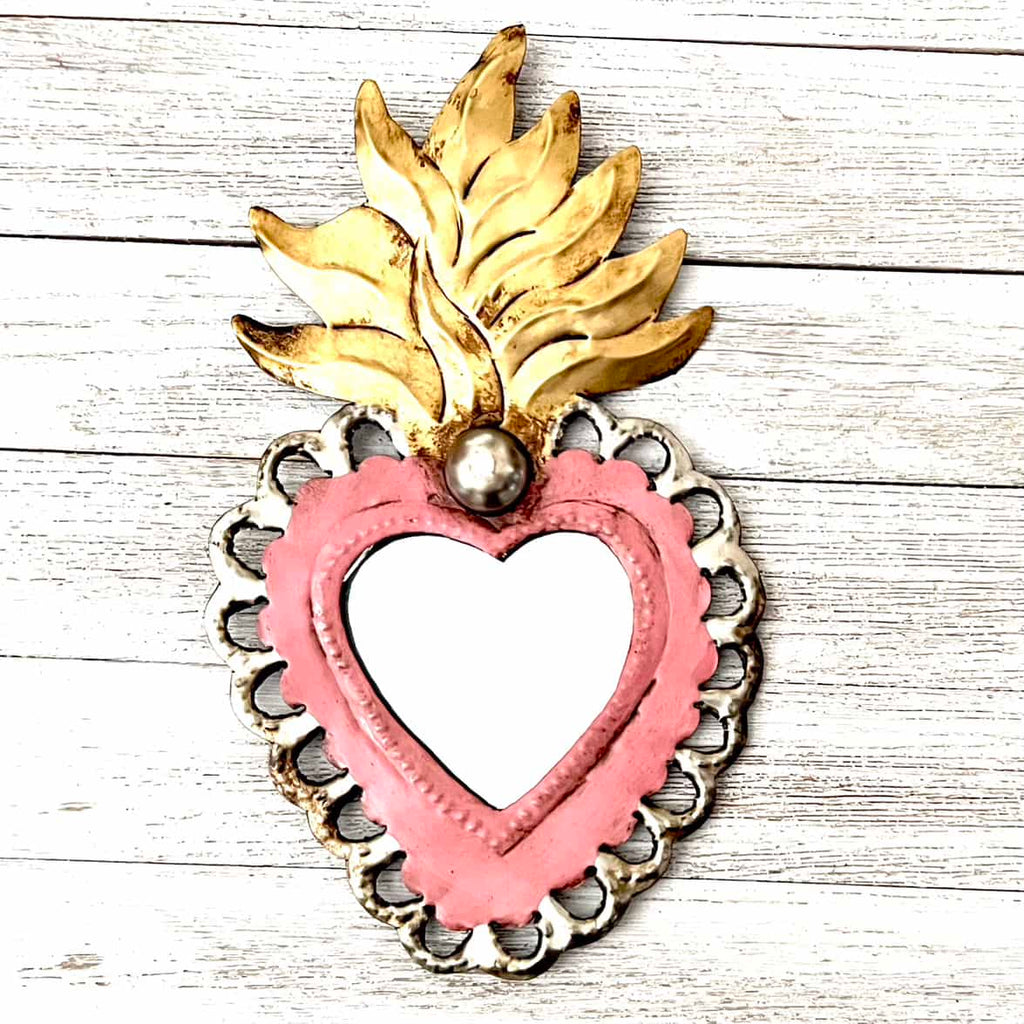 Corazon Nazareno con Specchio Rosa