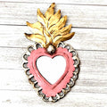 Corazon Nazareno con Specchio Rosa