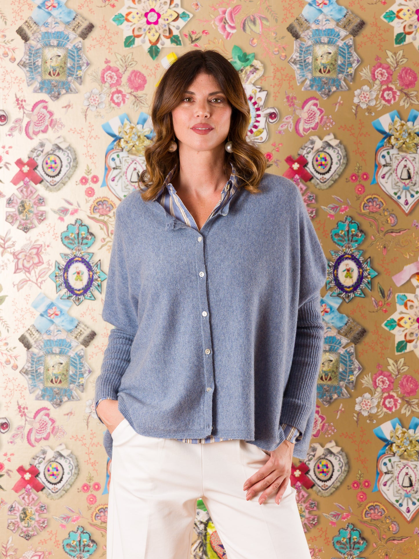 Cardigan Reims in cashmere