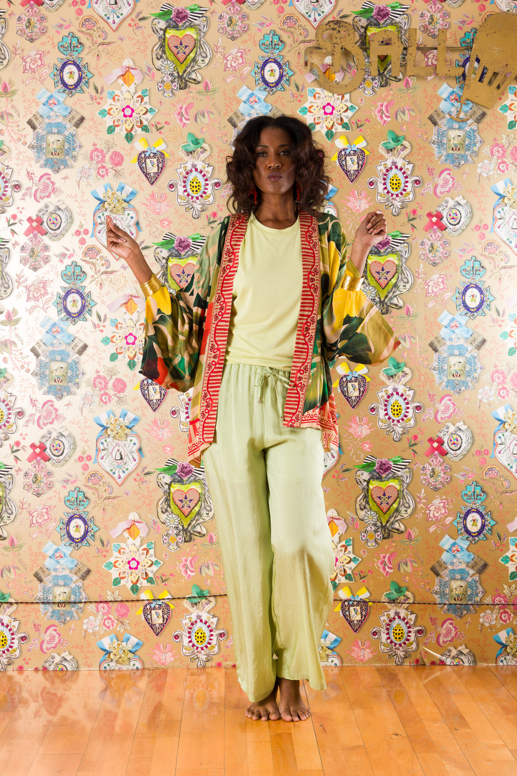 Giacca Kimono Caprifoglio