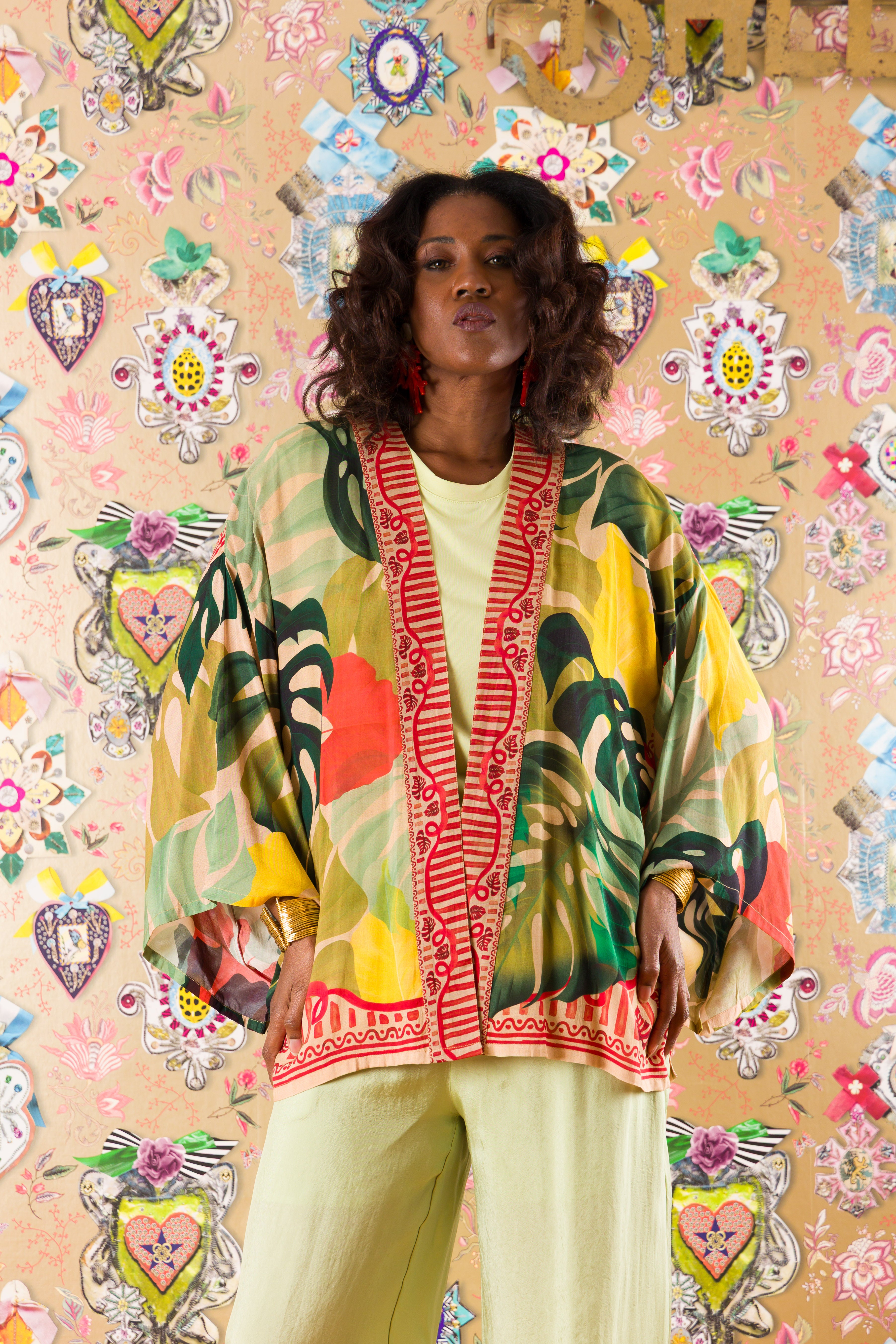 Giacca Kimono Caprifoglio