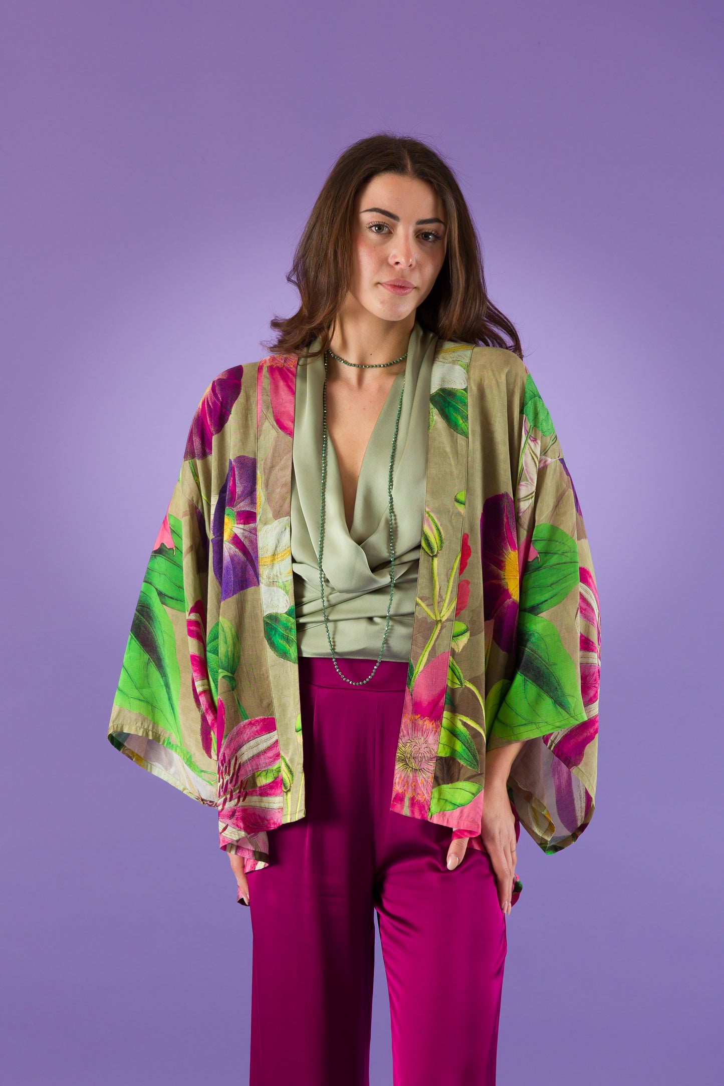 Giacca Kimono Caprifoglio