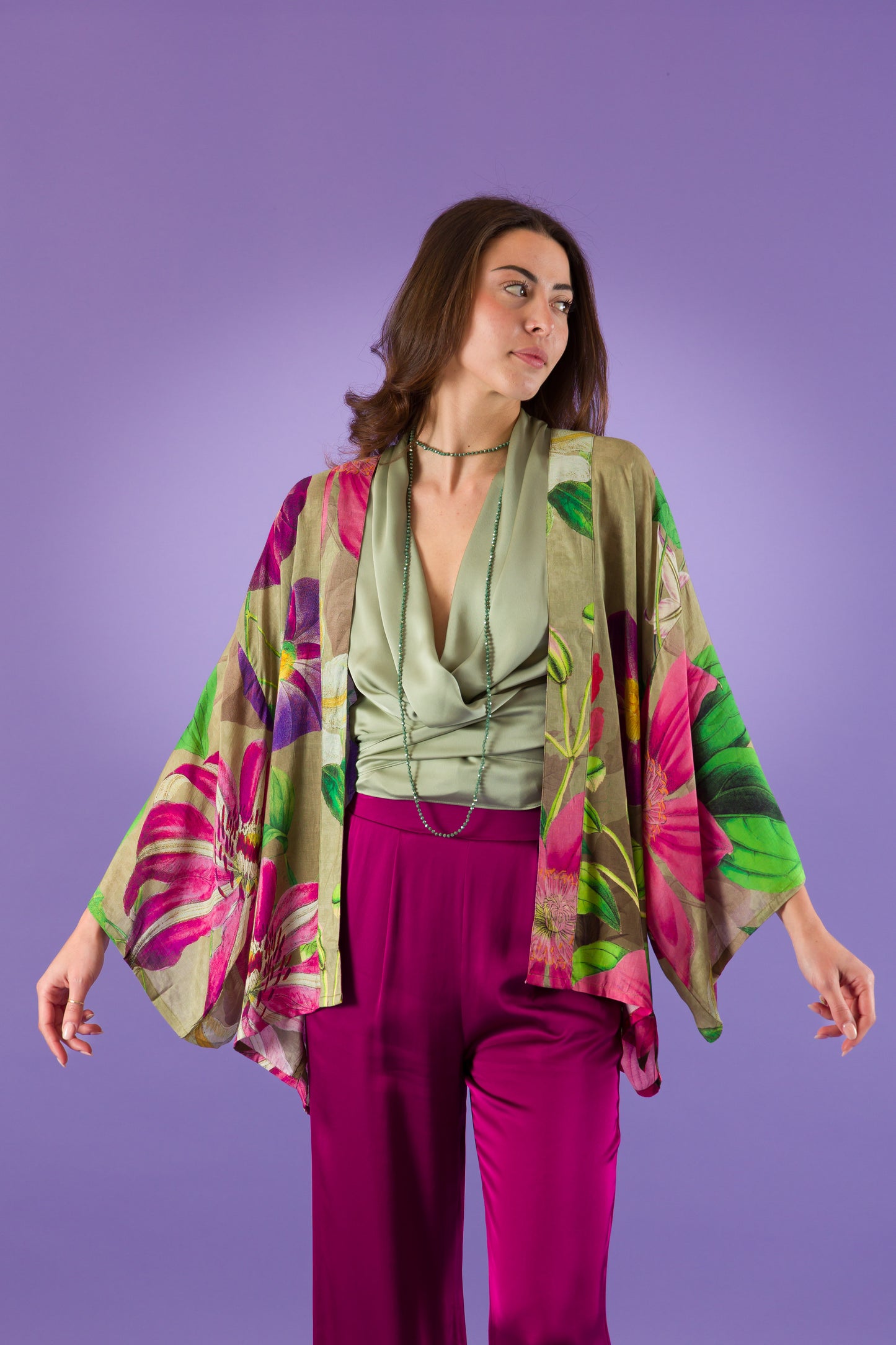 Giacca Kimono Caprifoglio