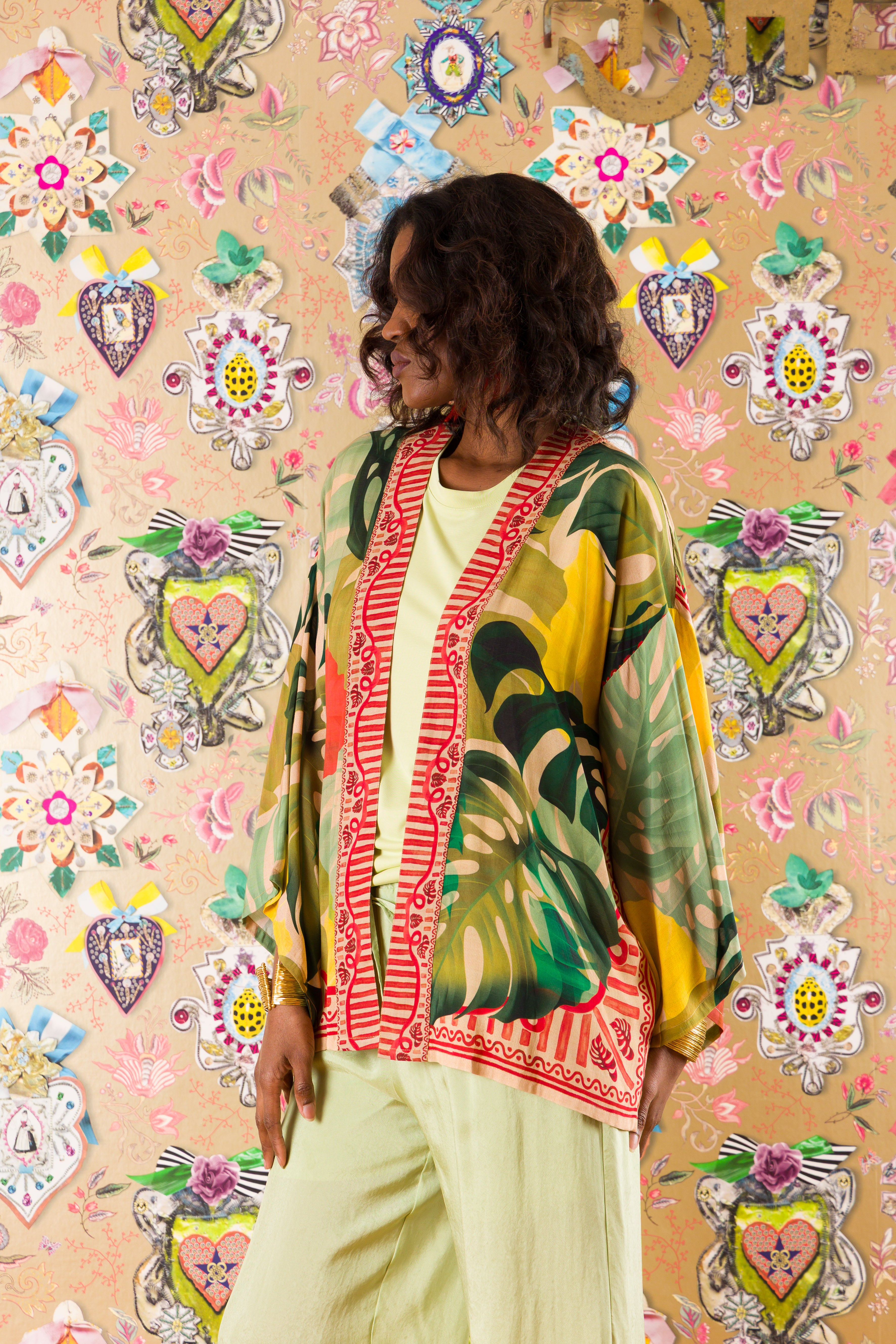 Giacca Kimono Caprifoglio