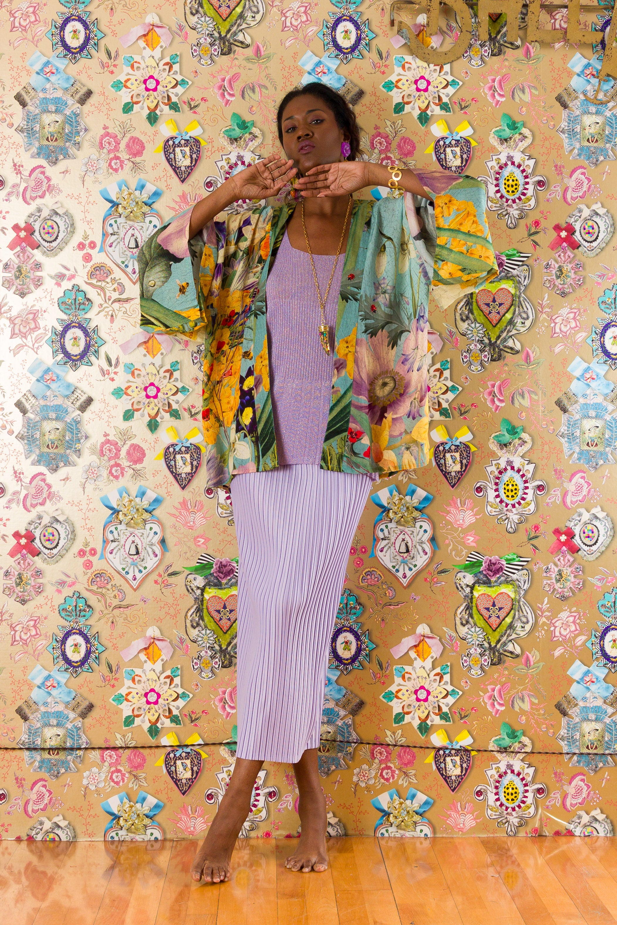 Giacca Kimono Caprifoglio