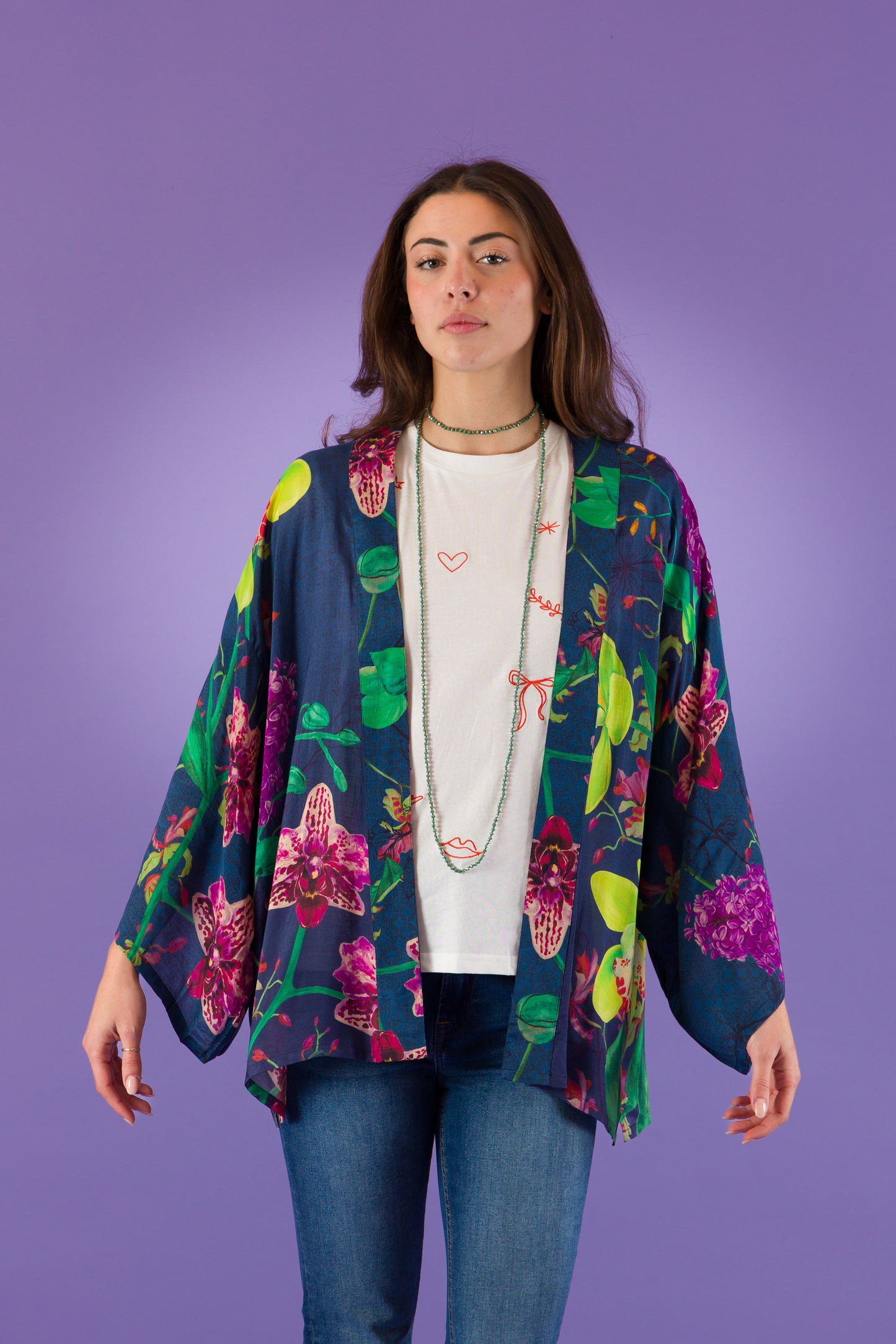 Giacca Kimono Caprifoglio