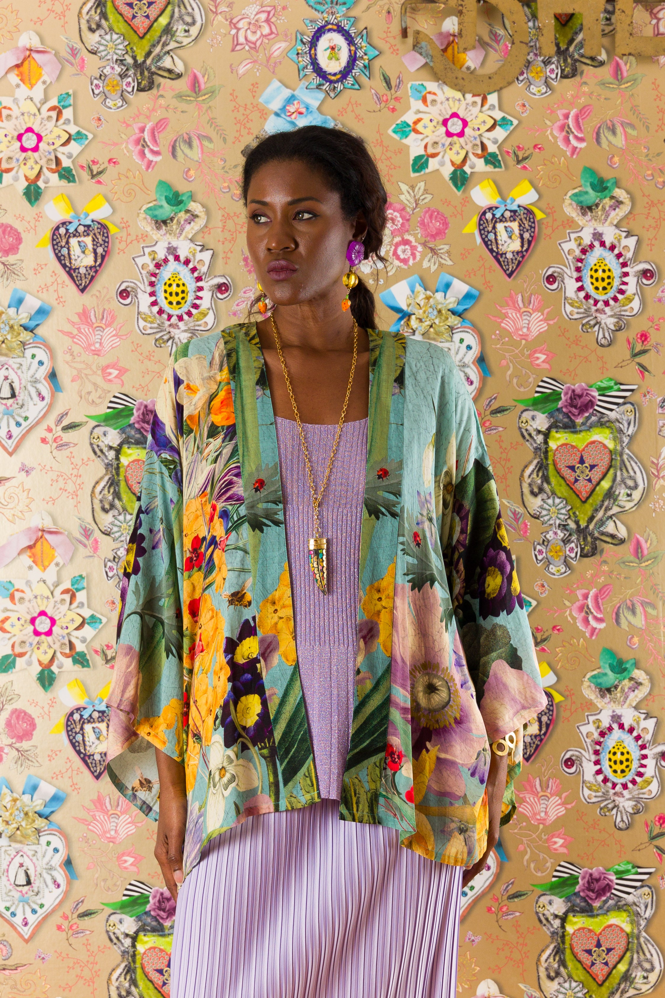 Giacca Kimono Caprifoglio