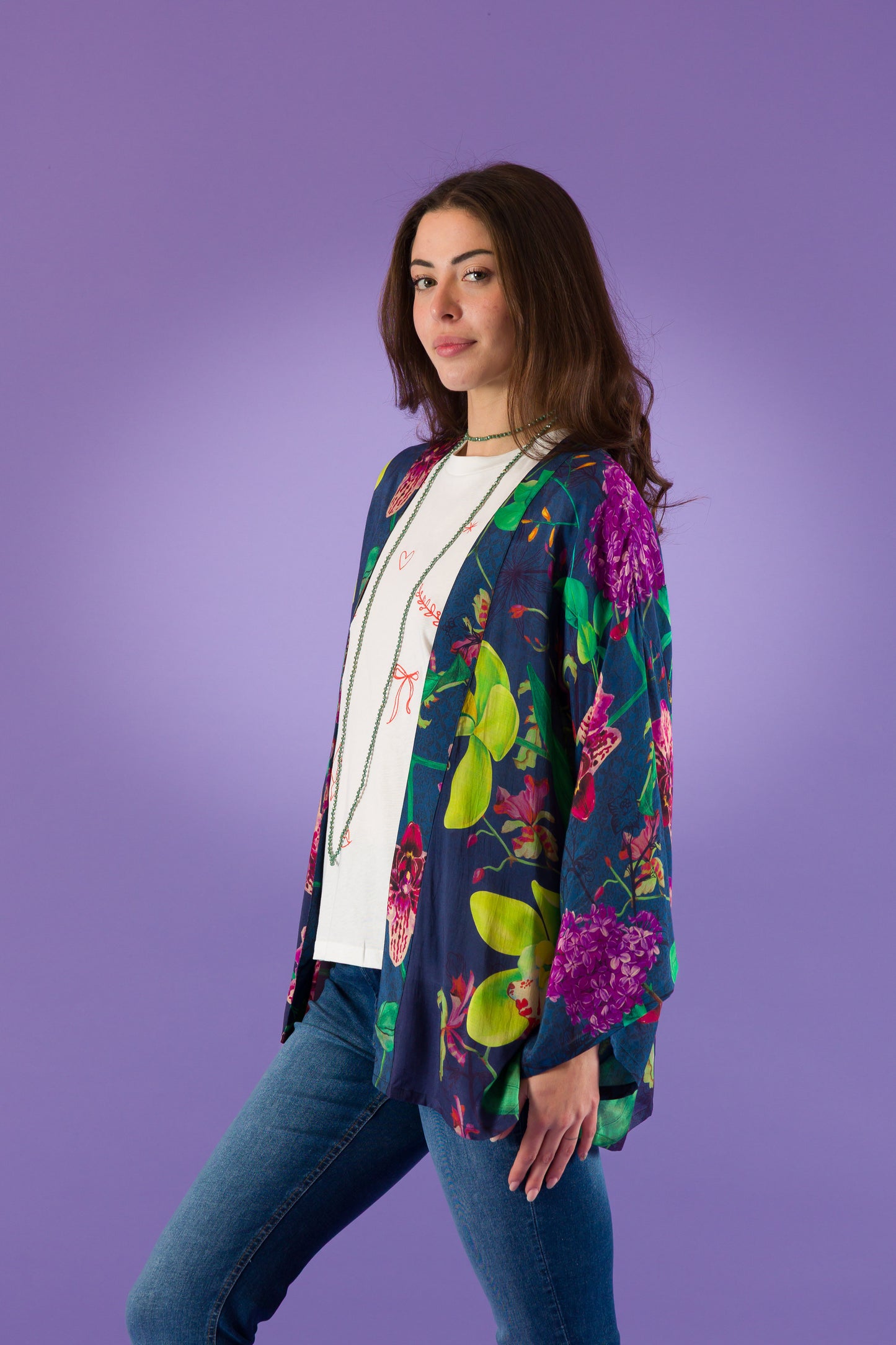 Giacca Kimono Caprifoglio