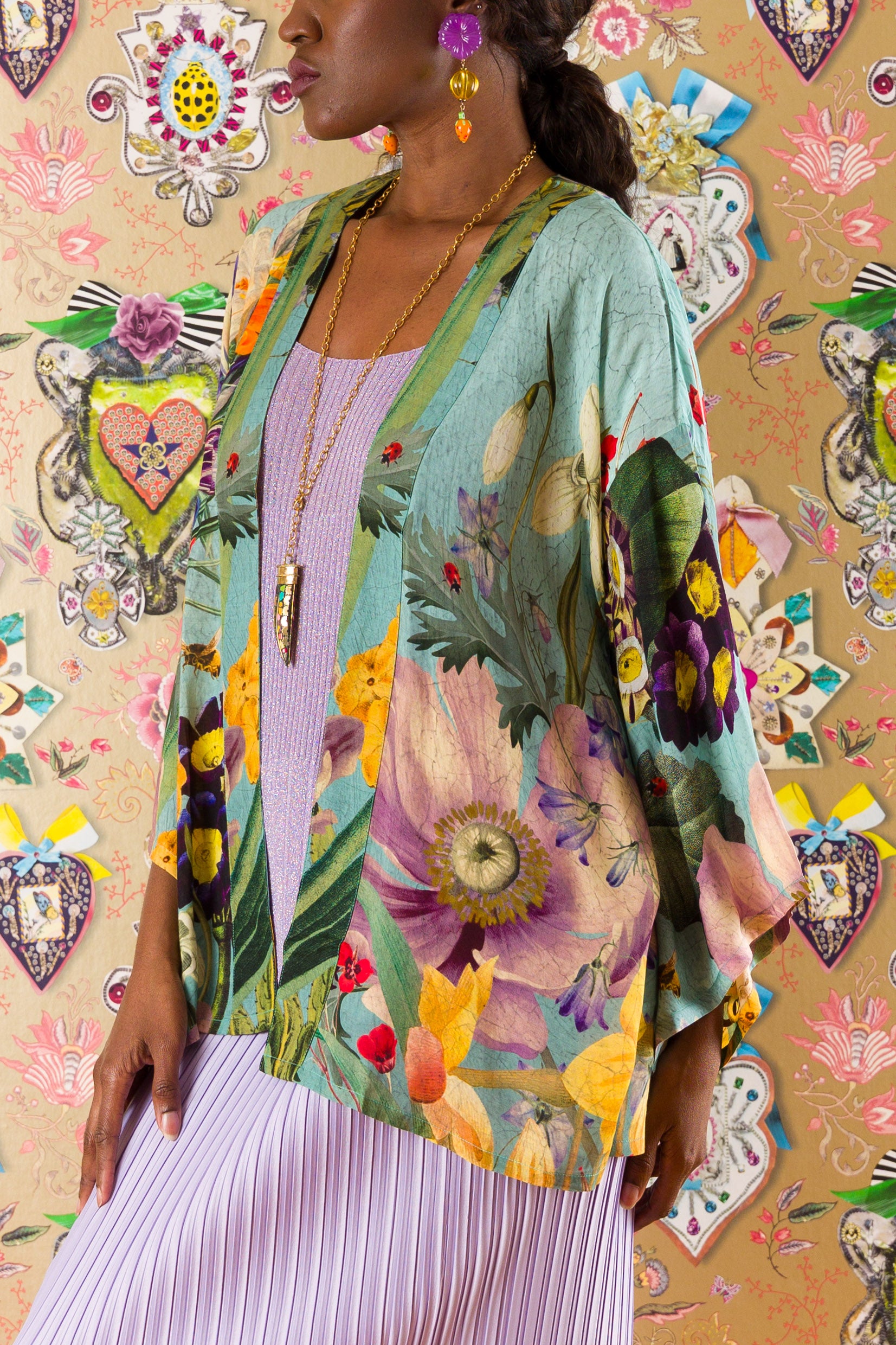 Giacca Kimono Caprifoglio