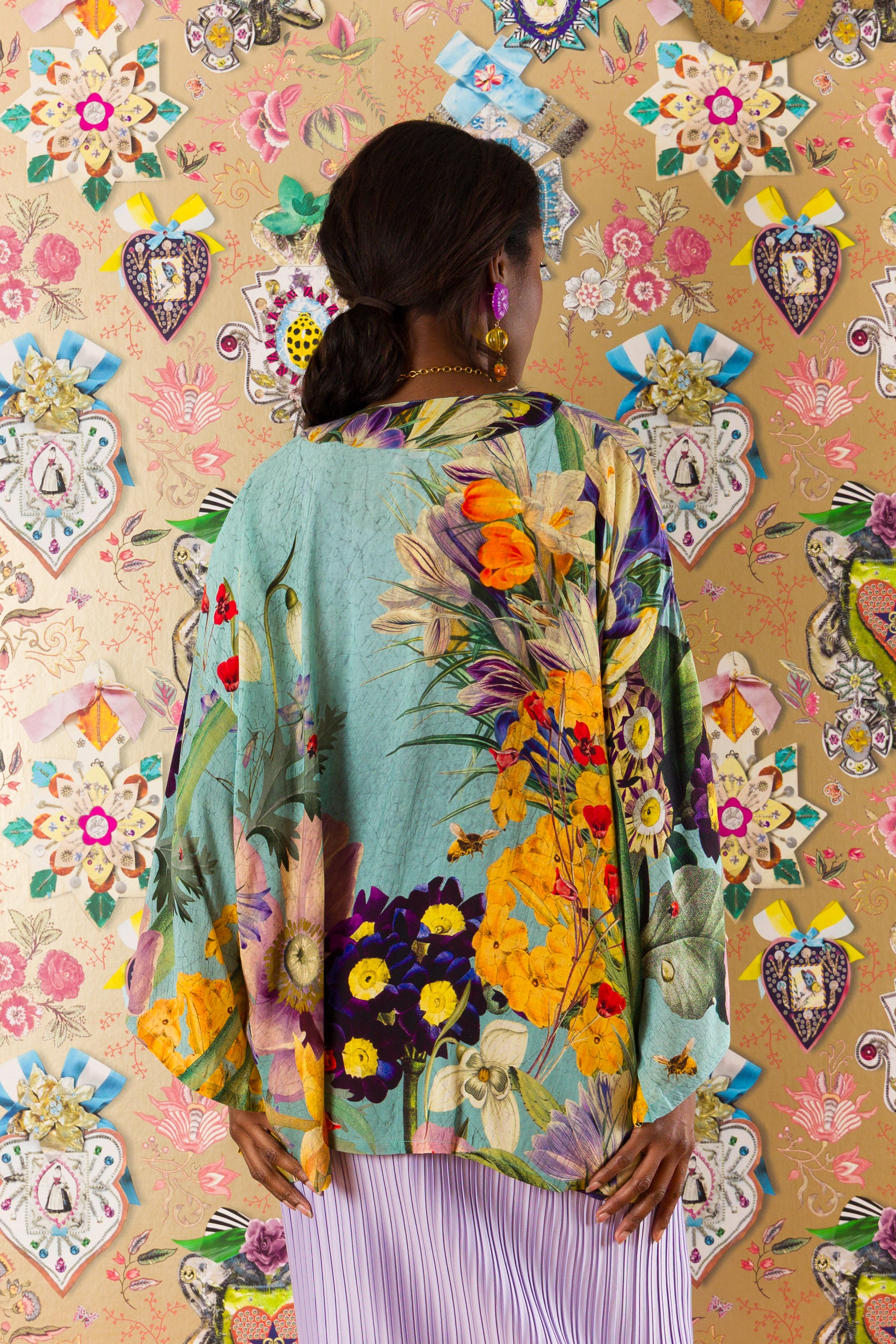 Giacca Kimono Caprifoglio