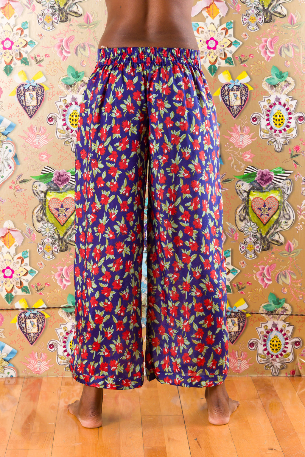 Pantaloni Anaciclo in seta