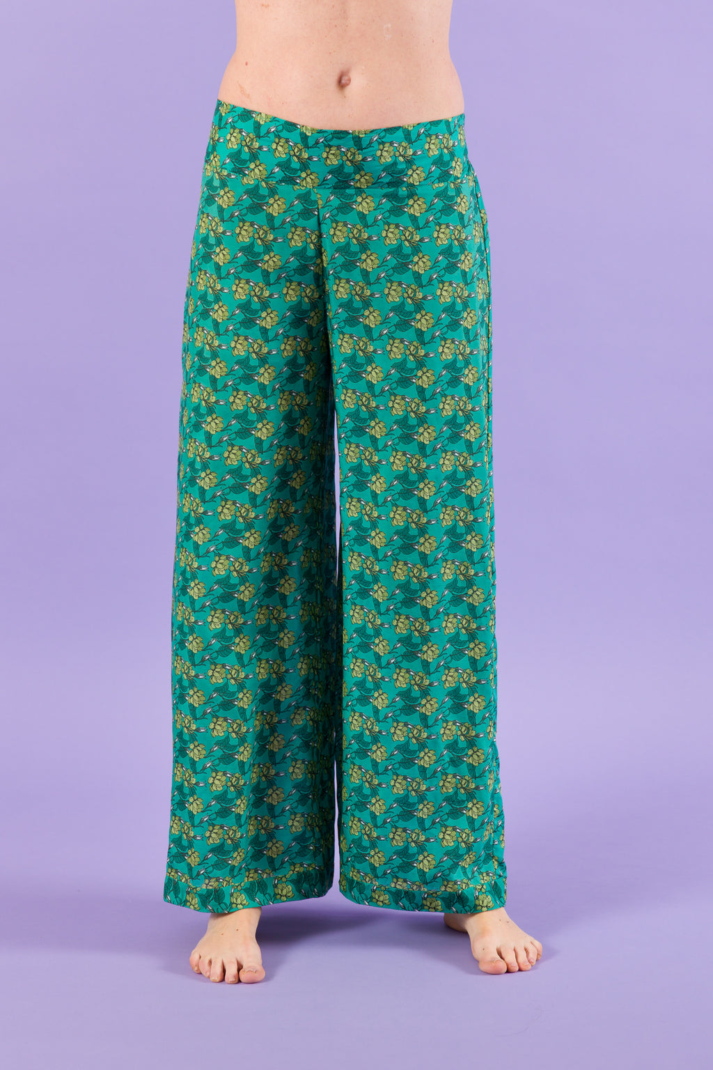 Pantaloni Anaciclo in seta