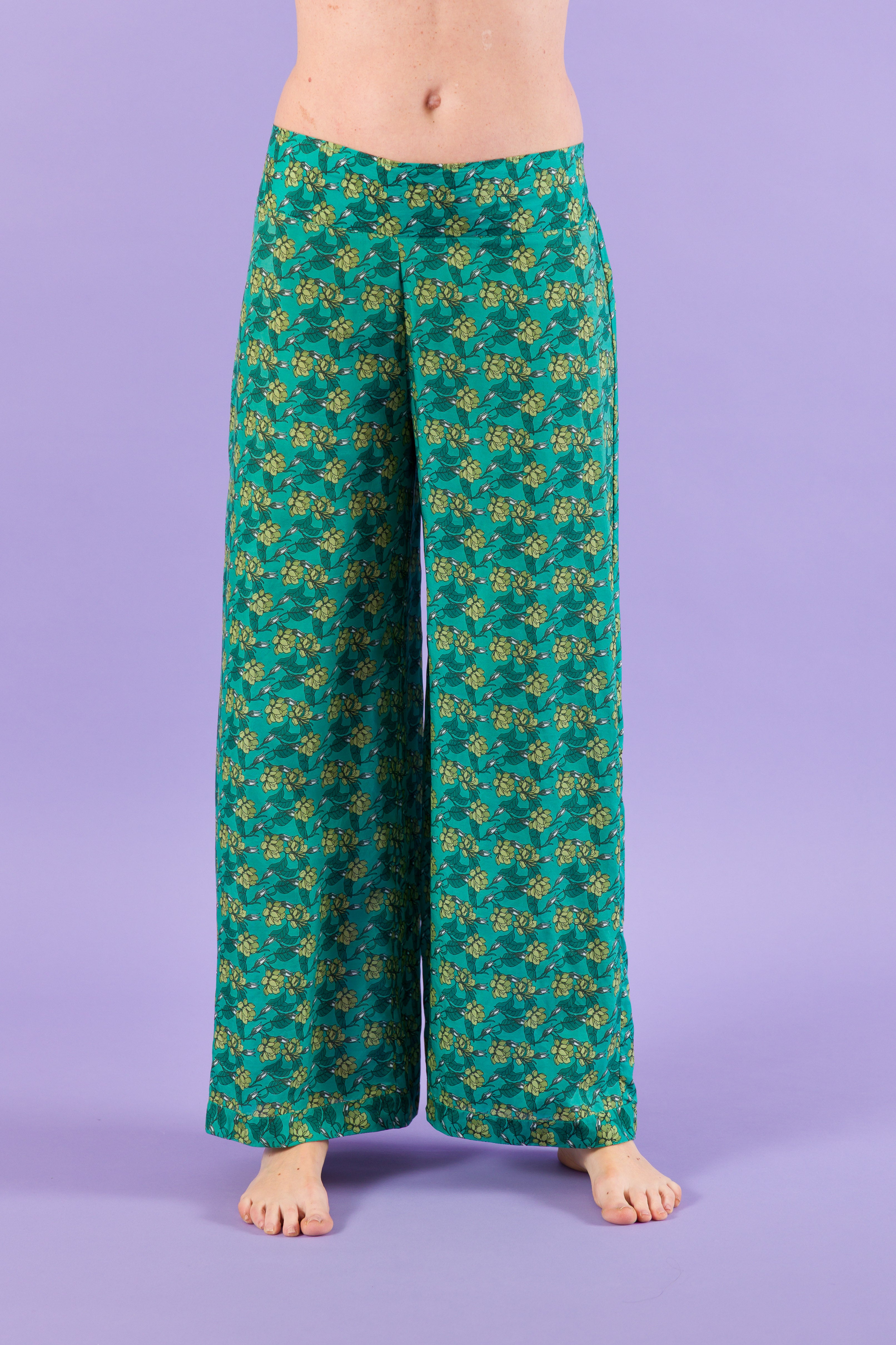 Pantaloni Anaciclo in seta