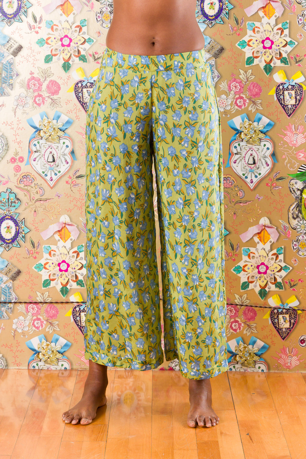 Pantaloni Anaciclo in seta