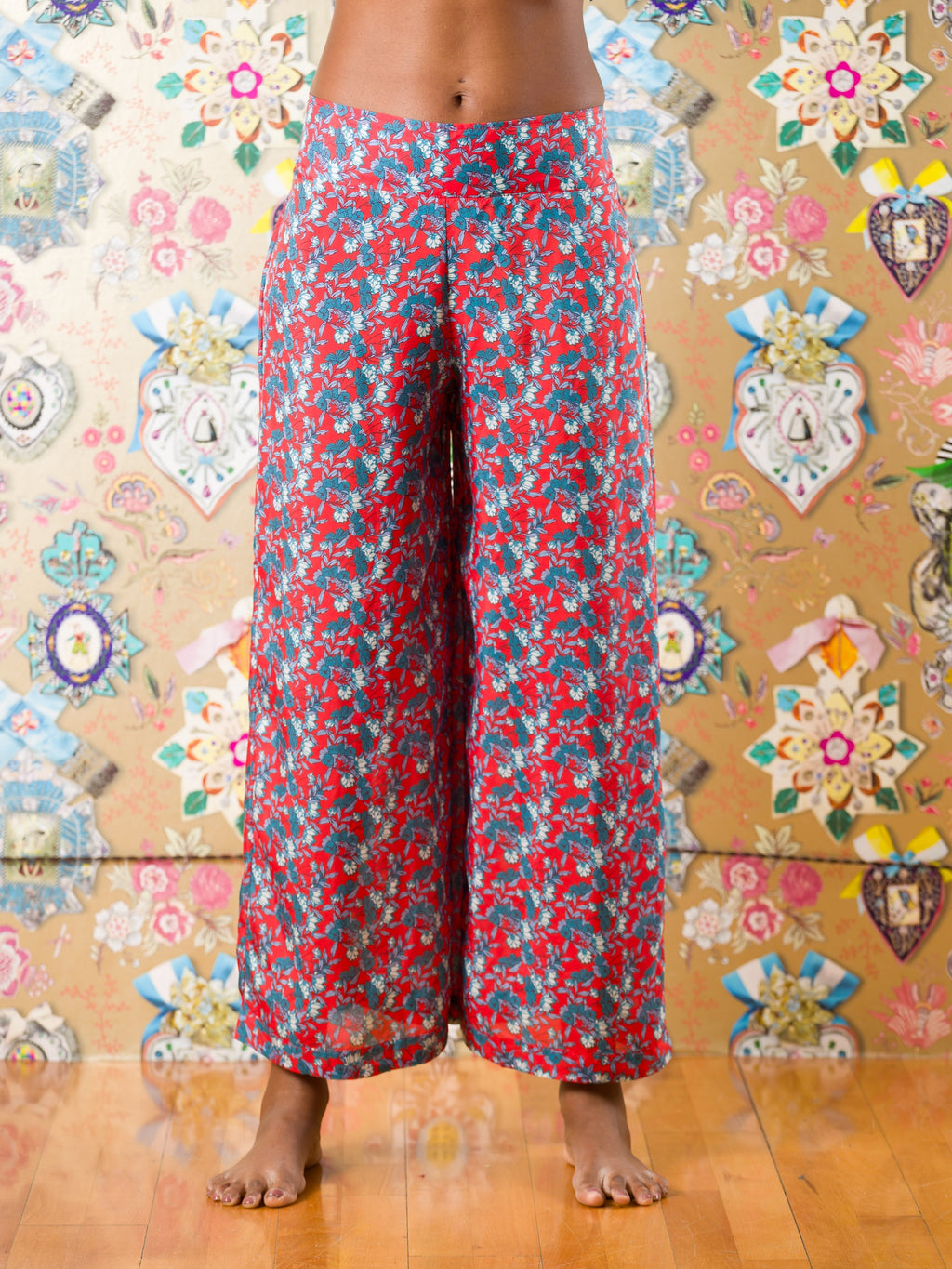 Pantaloni Anaciclo in seta