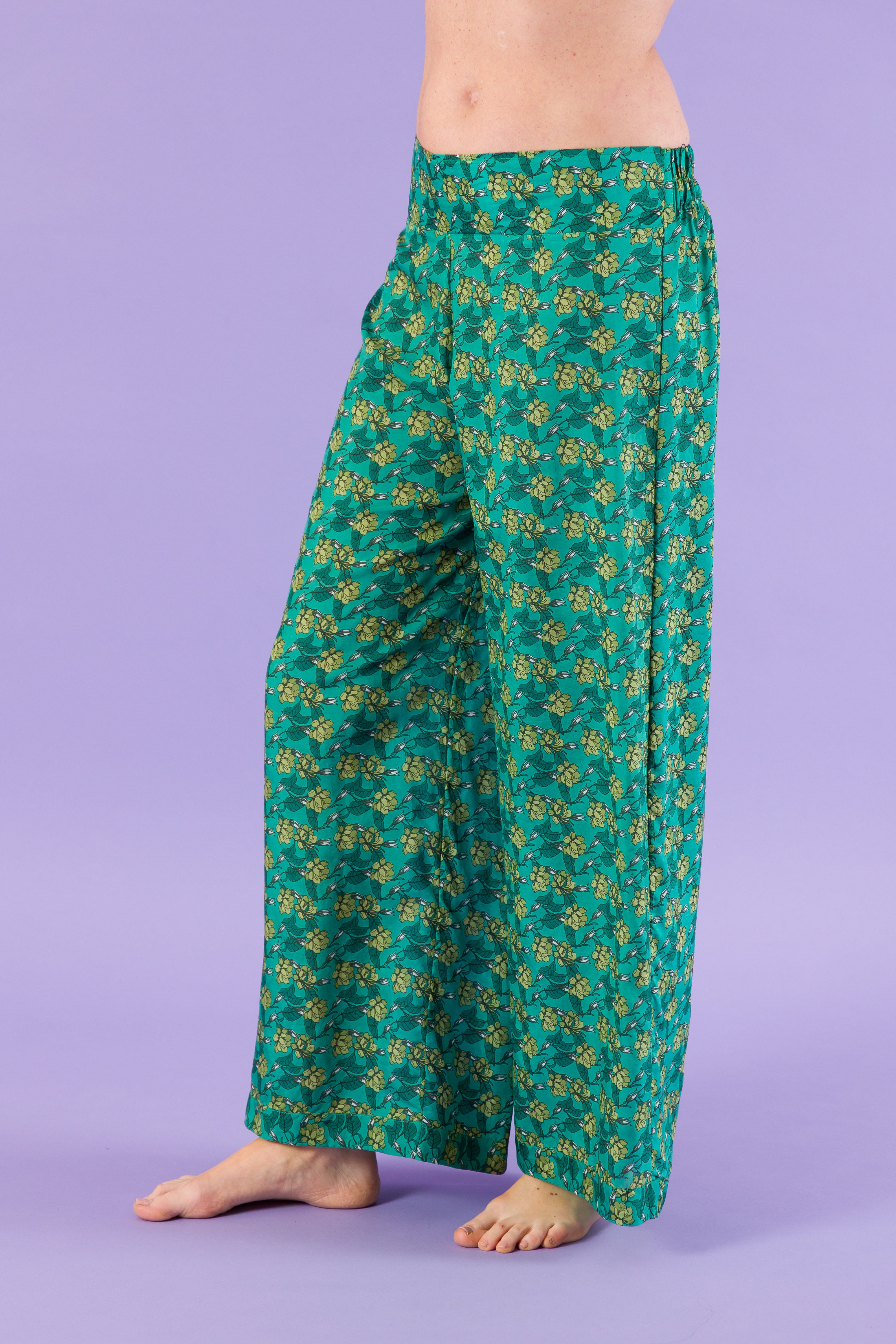 Pantaloni Anaciclo in seta