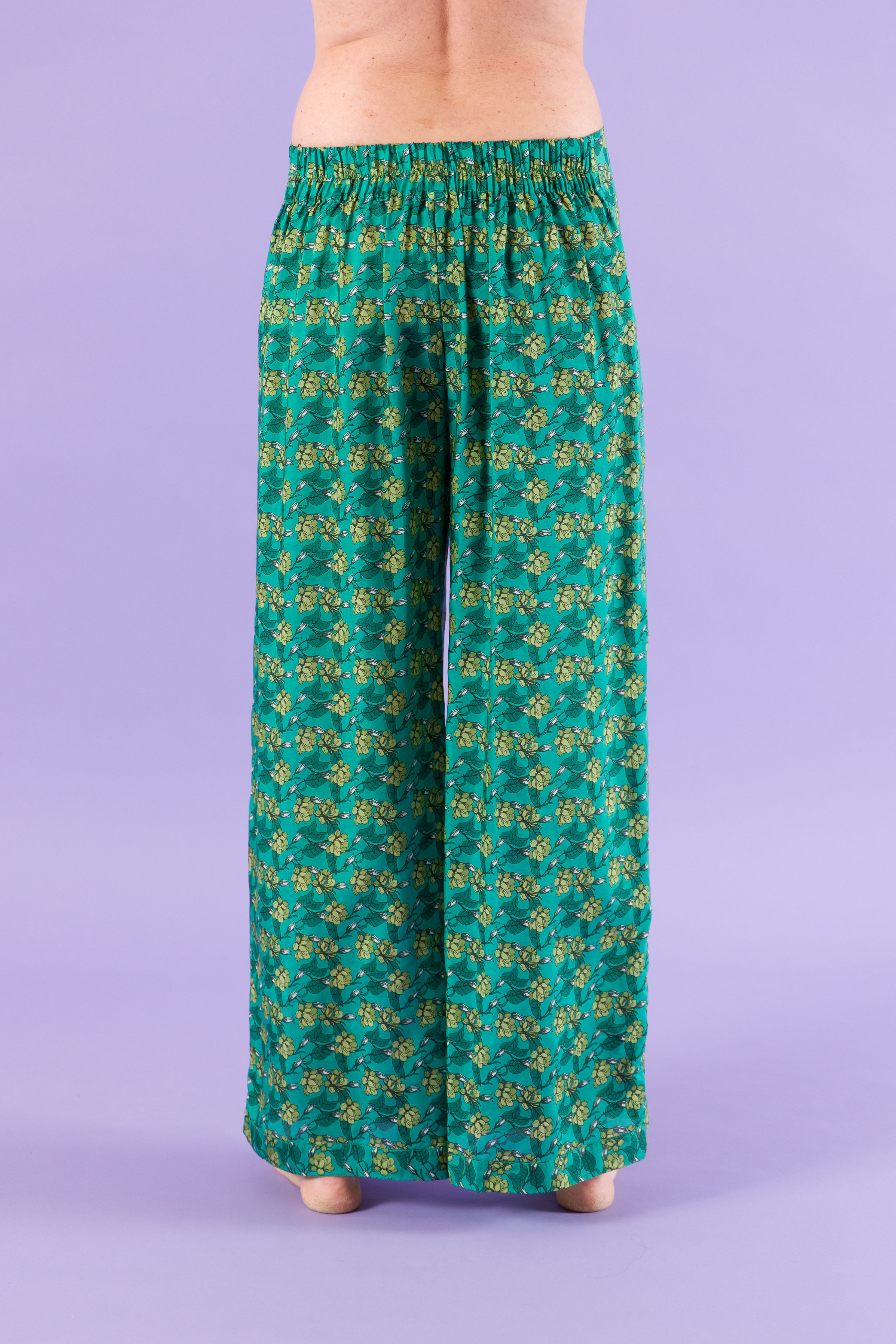 Pantaloni Anaciclo in seta