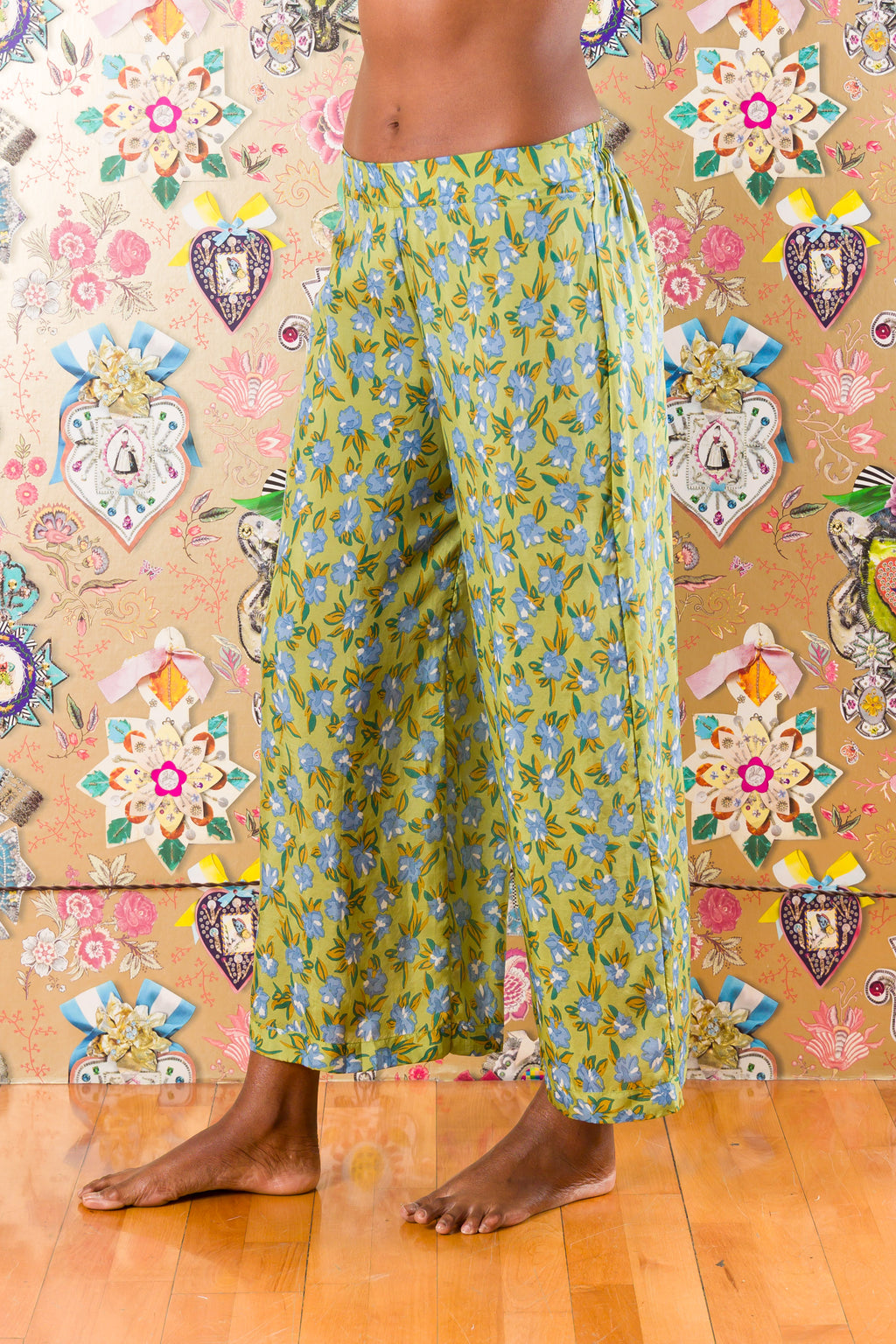 Pantaloni Anaciclo in seta