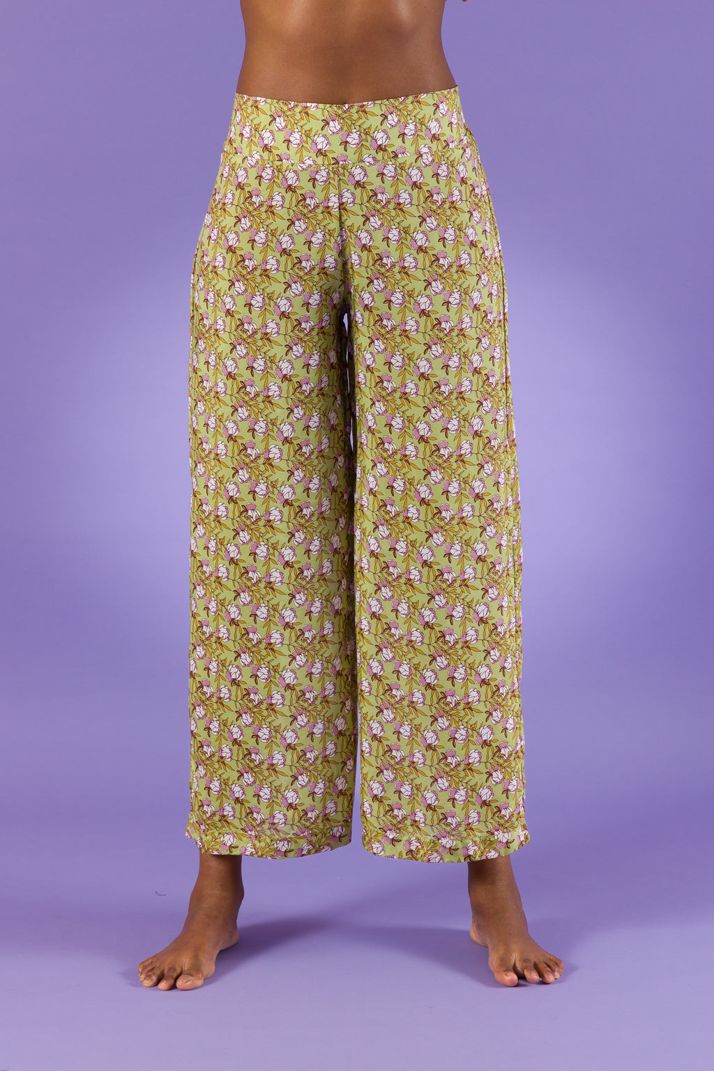 Pantaloni Anaciclo in seta